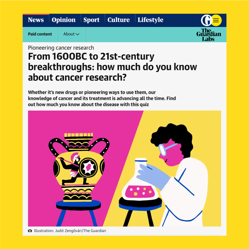Guardian x World Cancer Research by Judit Zengővári