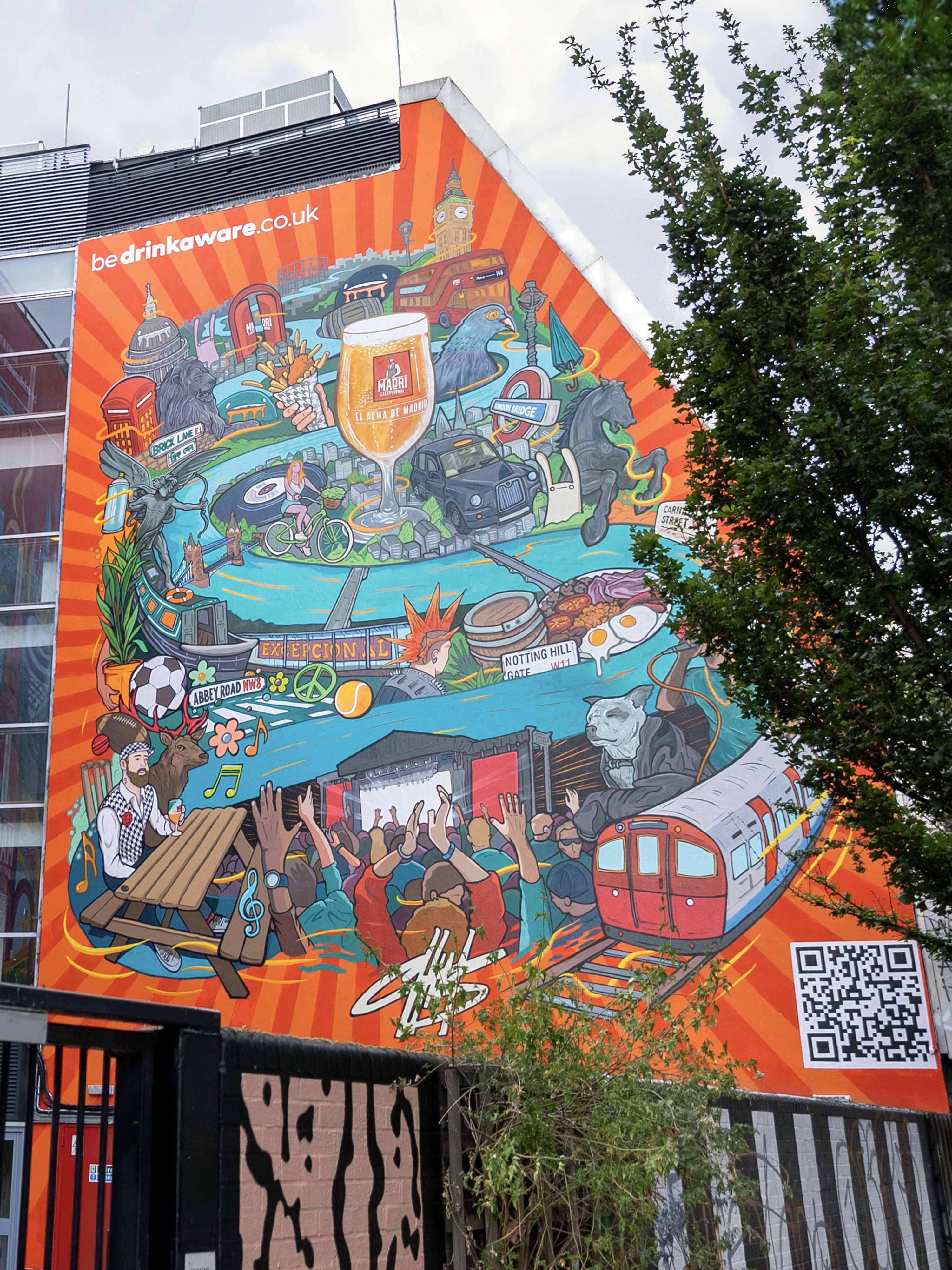 Madri Excepcional Mural by James Chuter