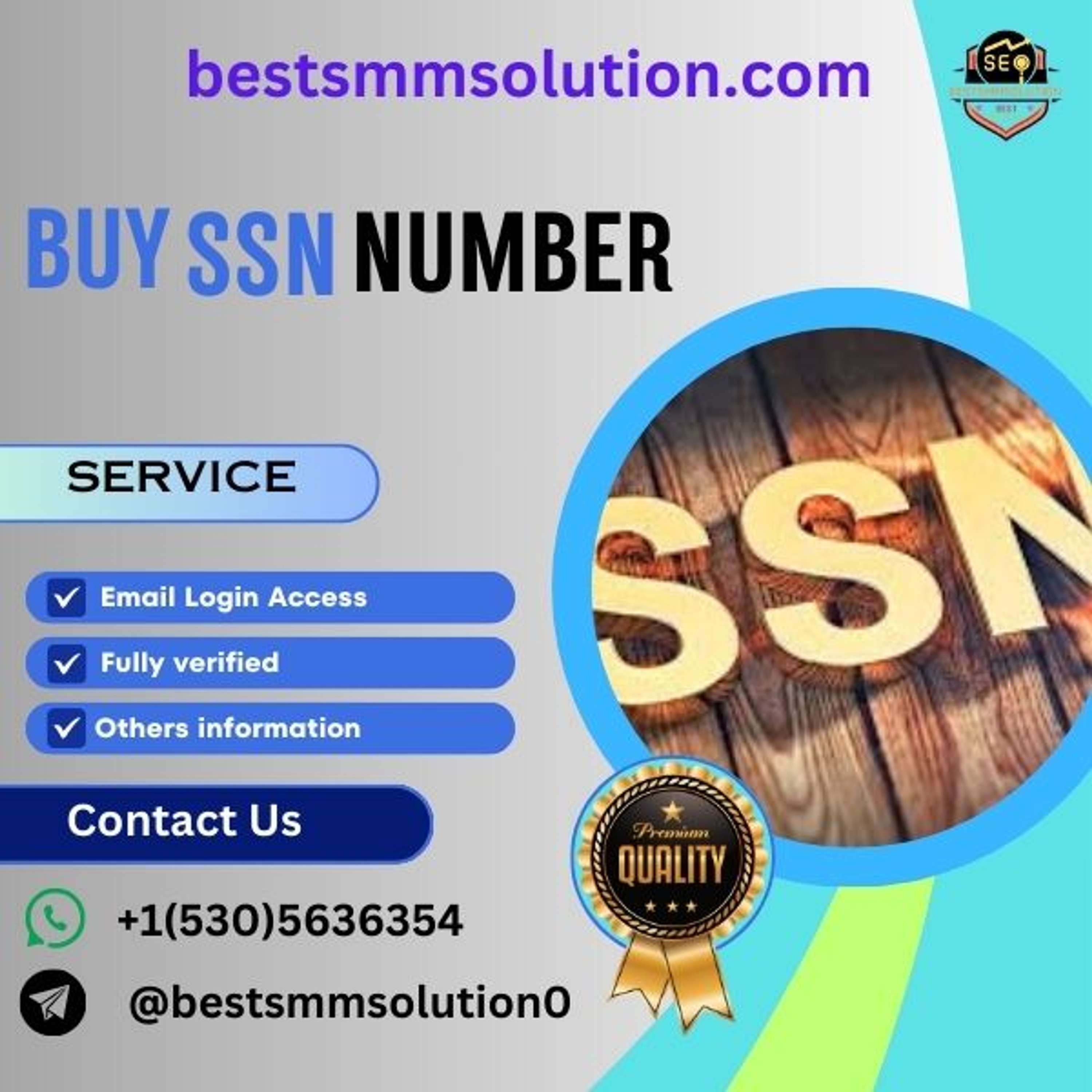 Buy SSN Number - 100% Safe,Real & Valid SSN by Buy SSN Number
