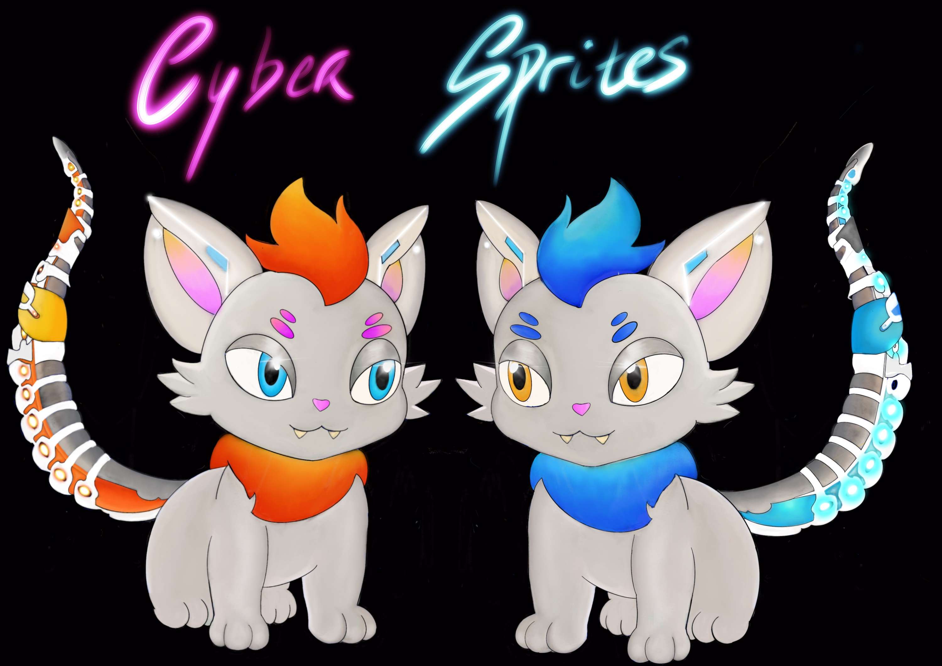 Cyber Sprites by Nico Ofori