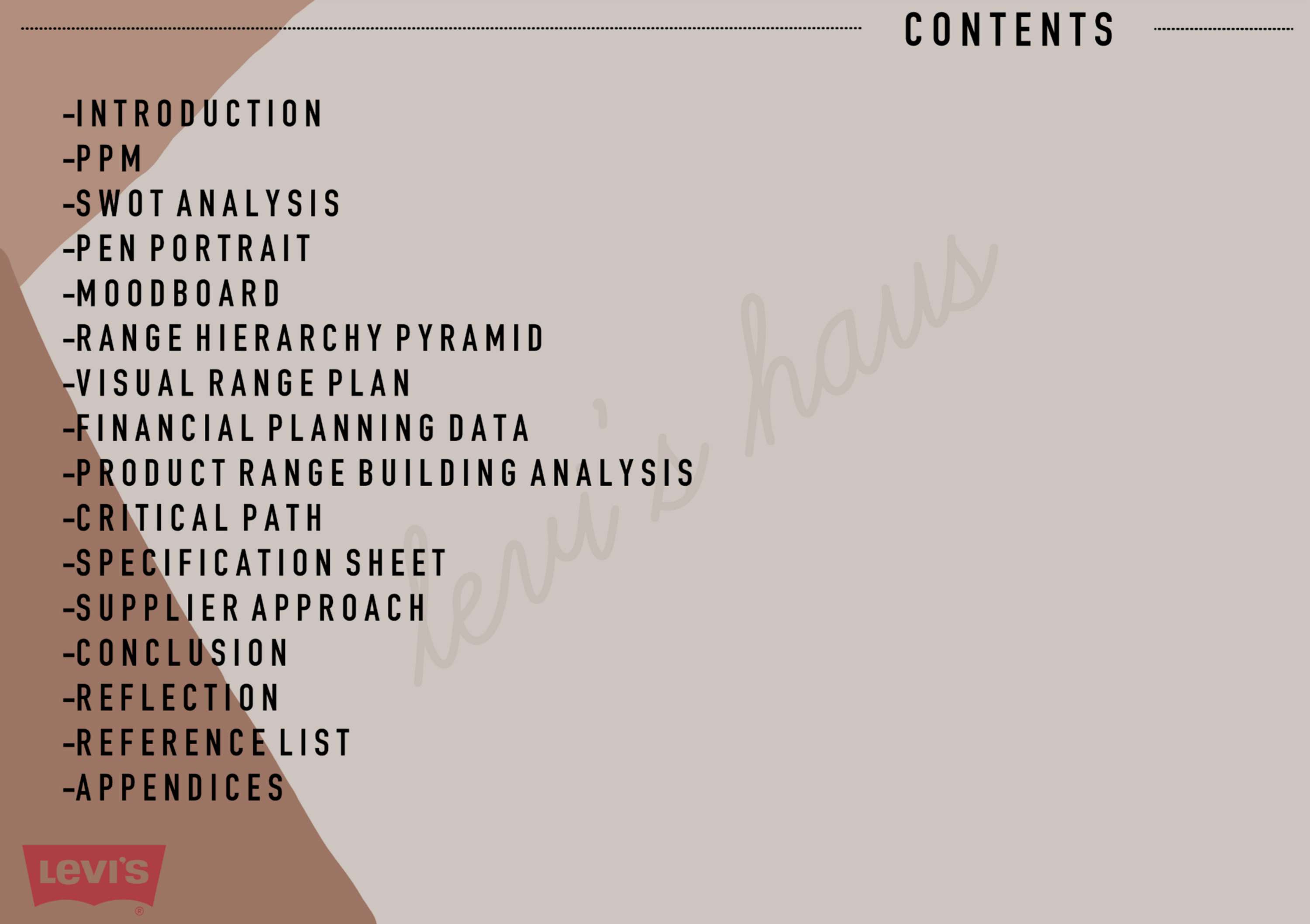 Re-Generation Z Levi’s Haus Project by Ashleigh Mikhail