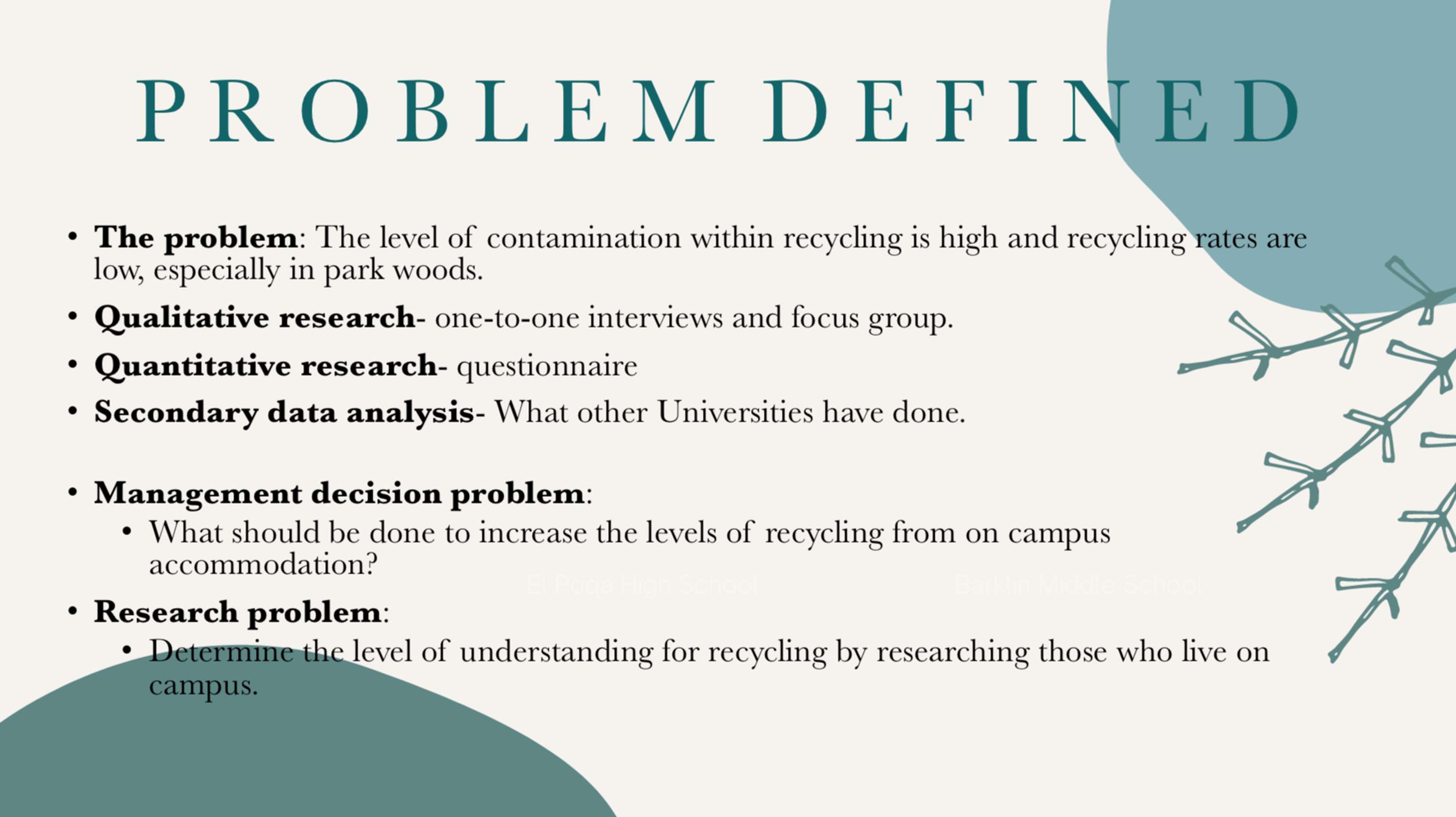 Pitch It - Recycling Initiative by Ashleigh Mikhail
