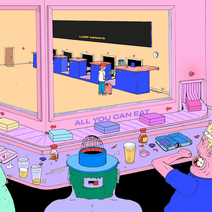 Sushi Airport by Sam Drew aka Lumps
