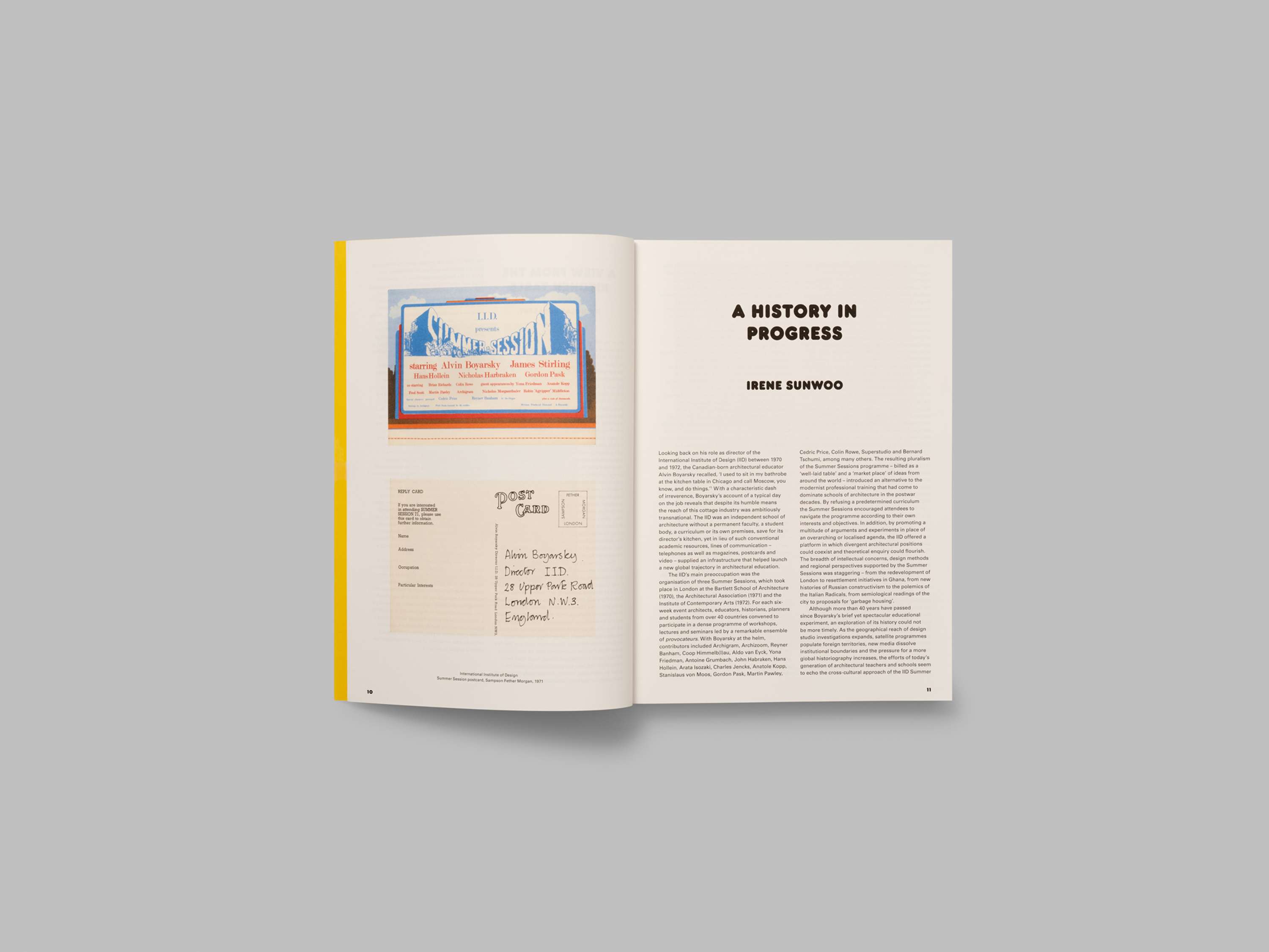 In Progress: The IID Summer Sessions by Luke Gould