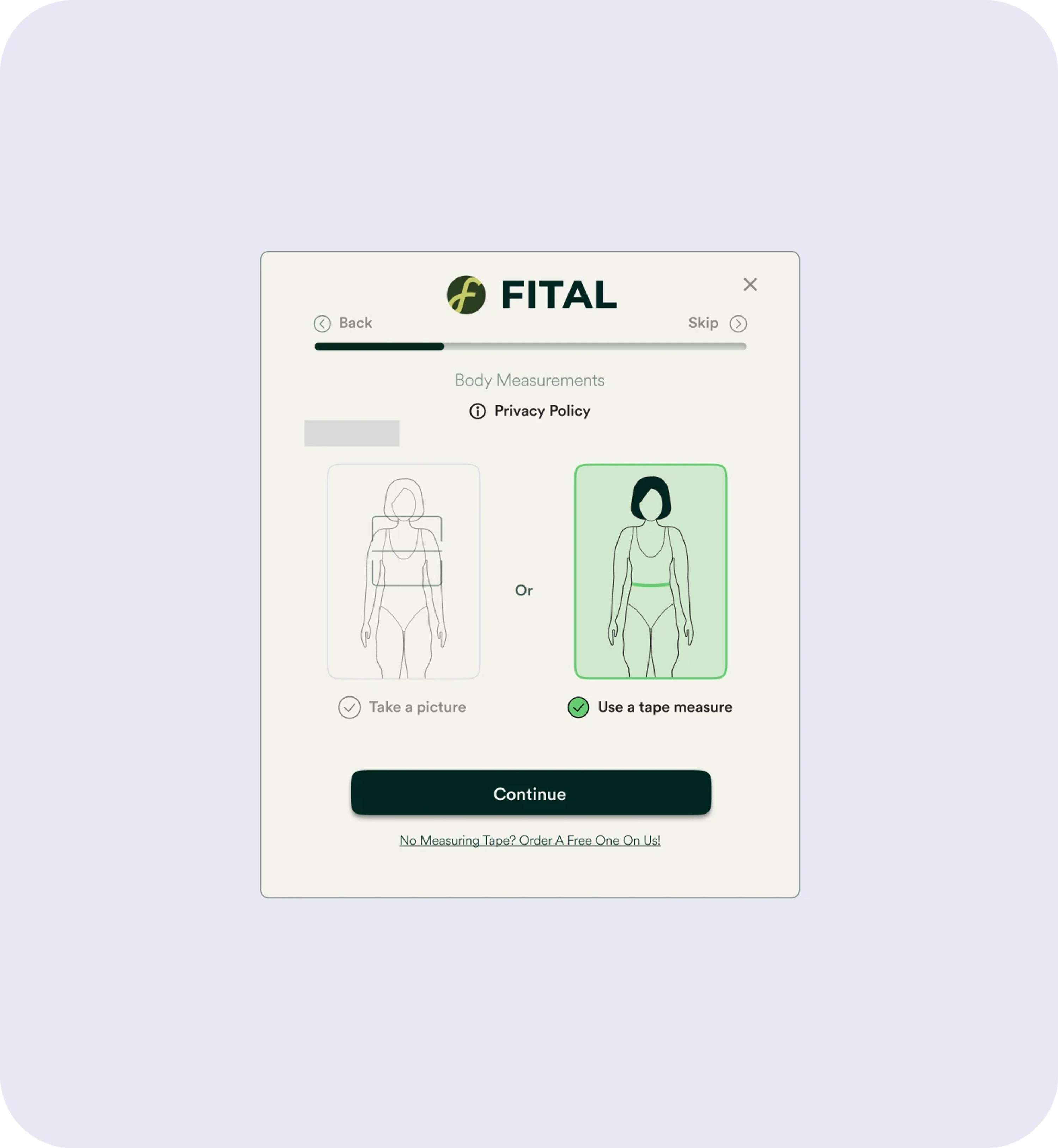 UI Chrome - Fital by Shanice Abbey