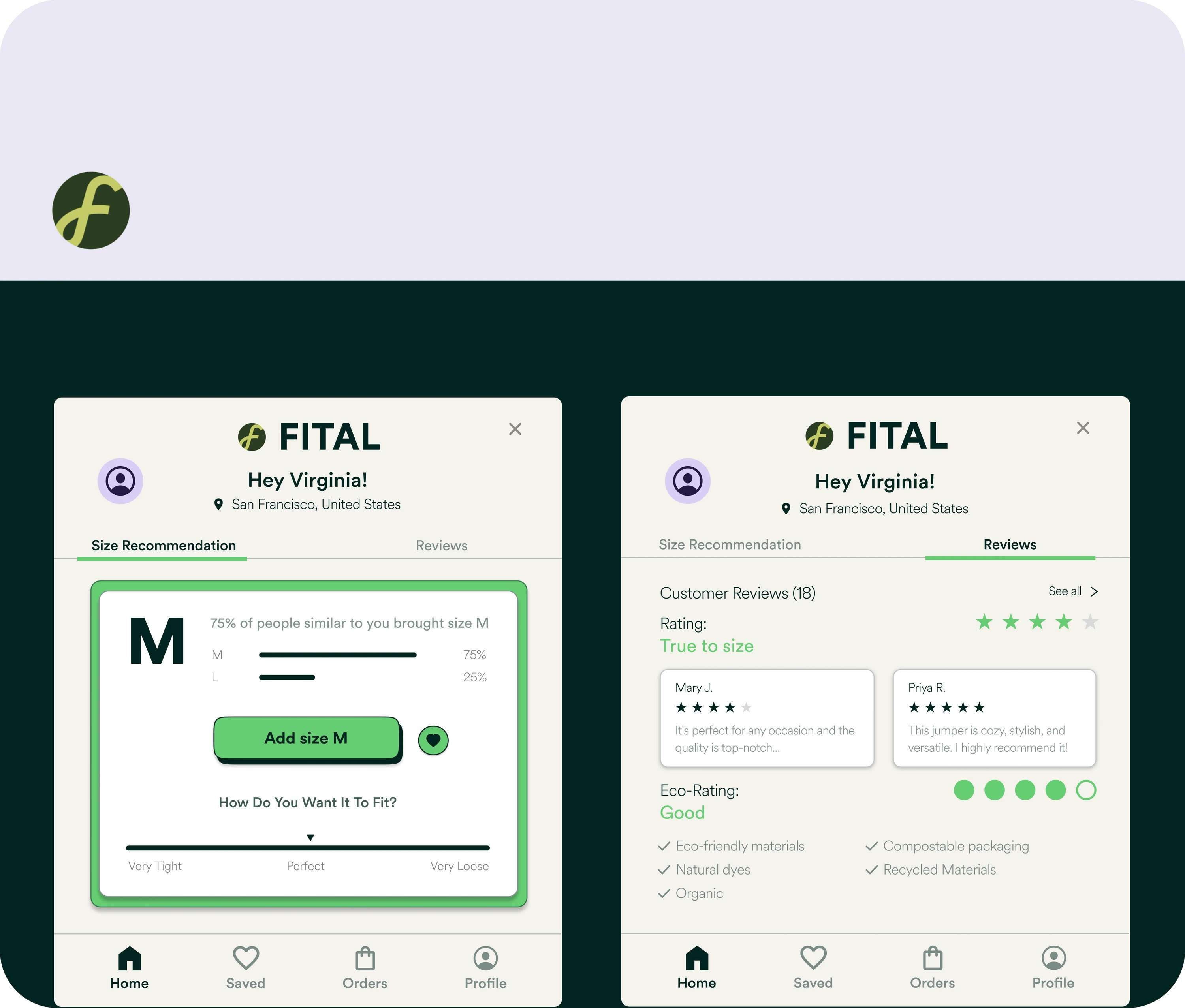 UI Chrome - Fital by Shanice Abbey