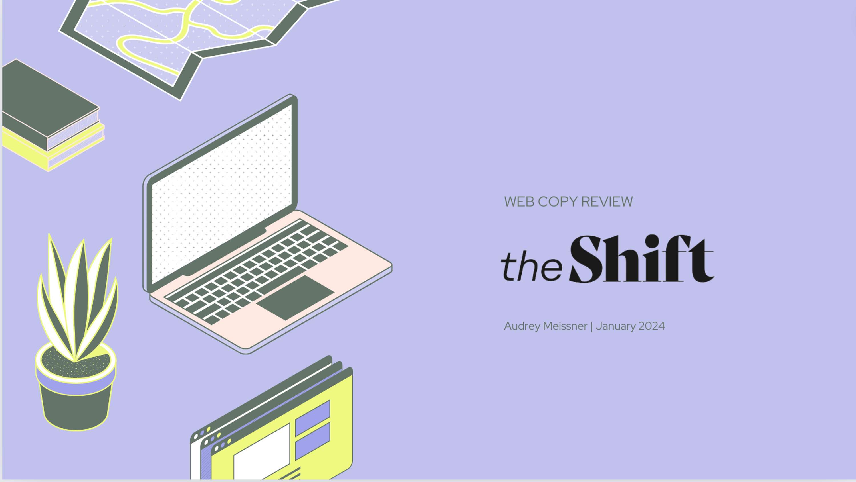 Revamping The Shift's Website Copy for Clarity & Connection by Audrey Meissner