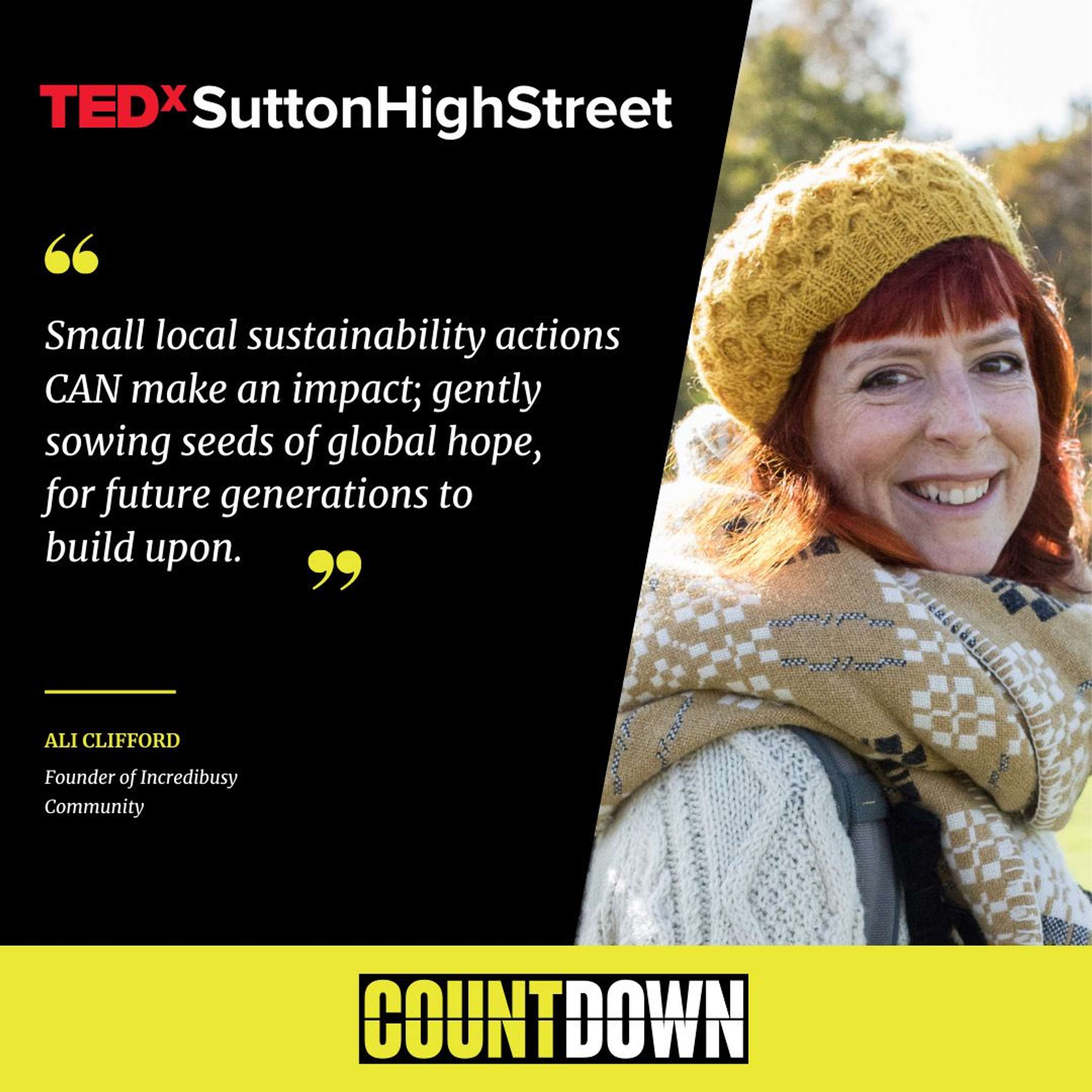 I did a TEDx talk by Ali Clifford