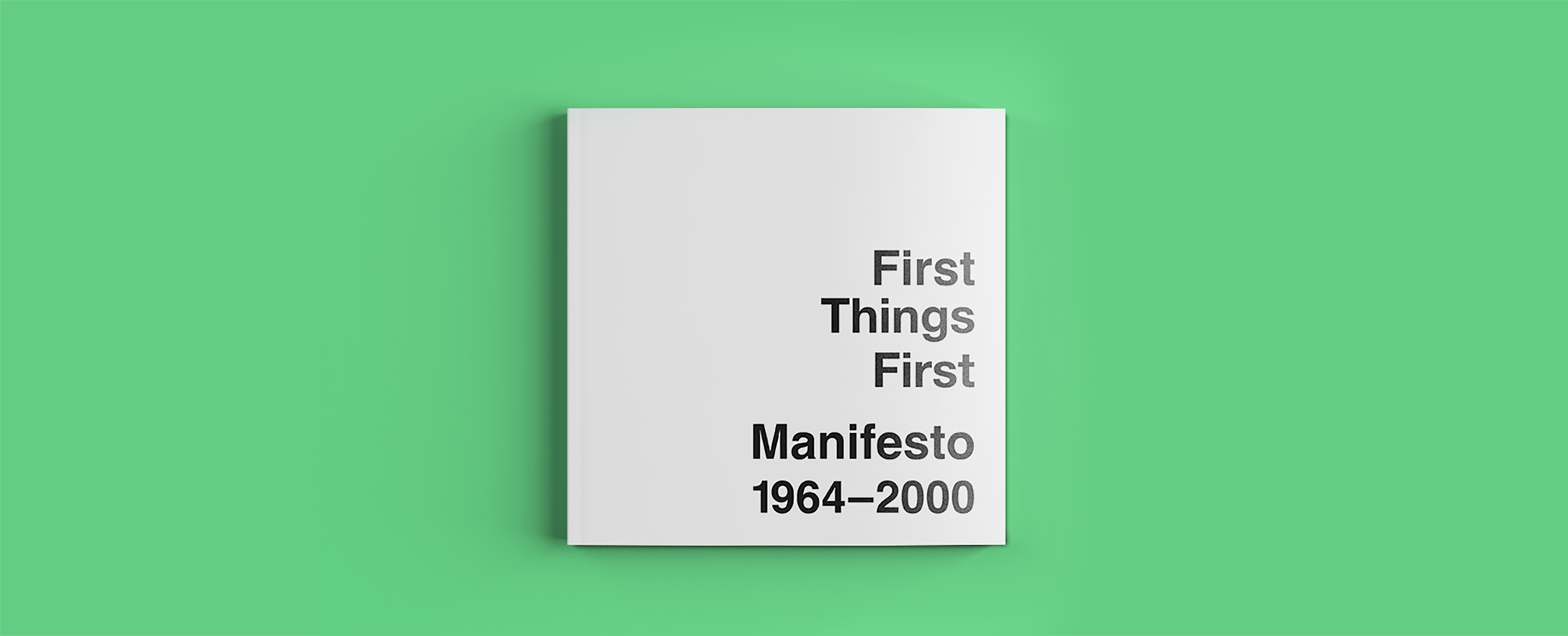 First Things First by Riccardo Carrara