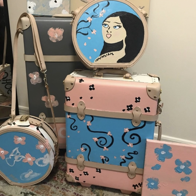 Steamline Luggage Collaboration by Shelli Hoppe