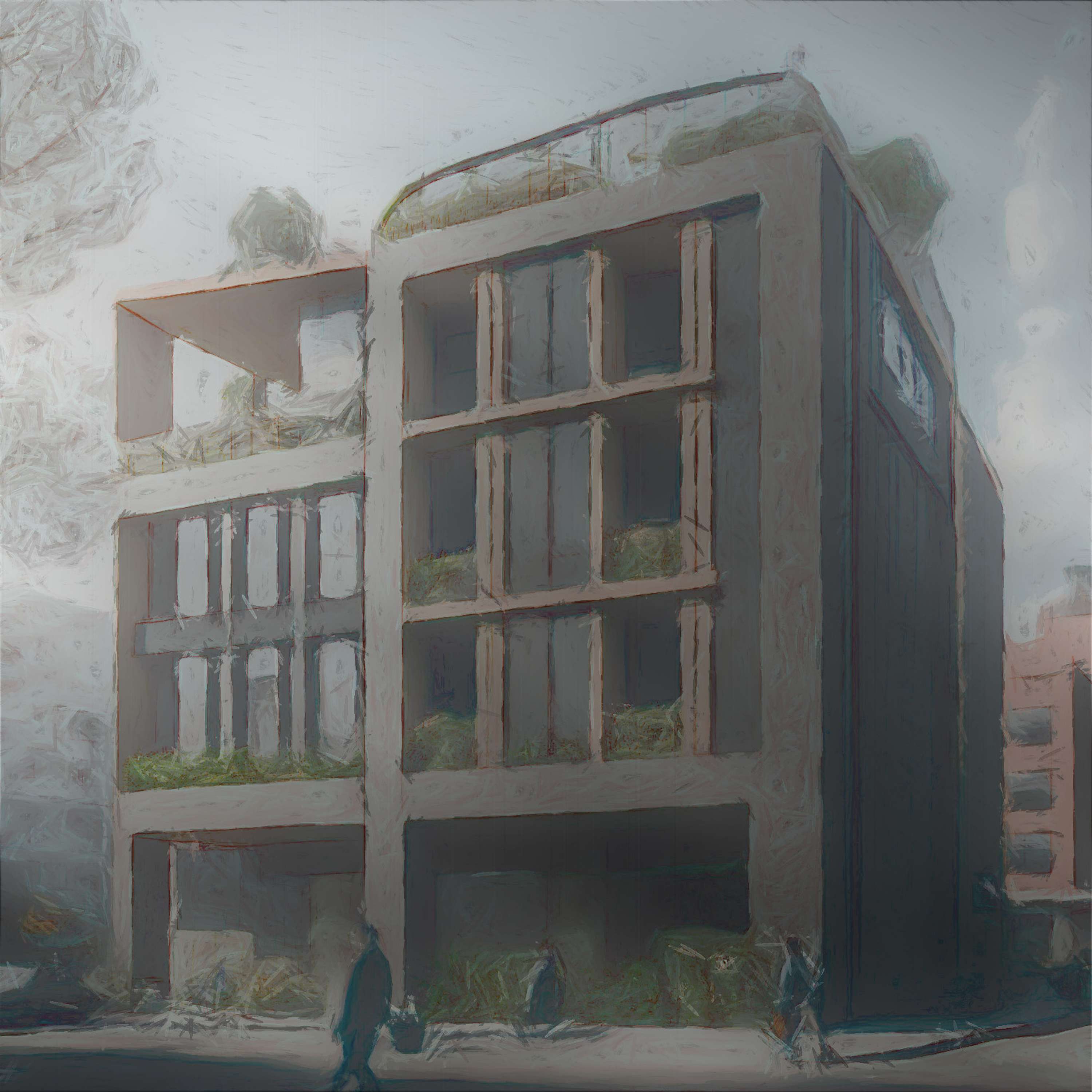 Architectural sketches - Models - Bozelos Panagiotis by Panagiotis Bozelos