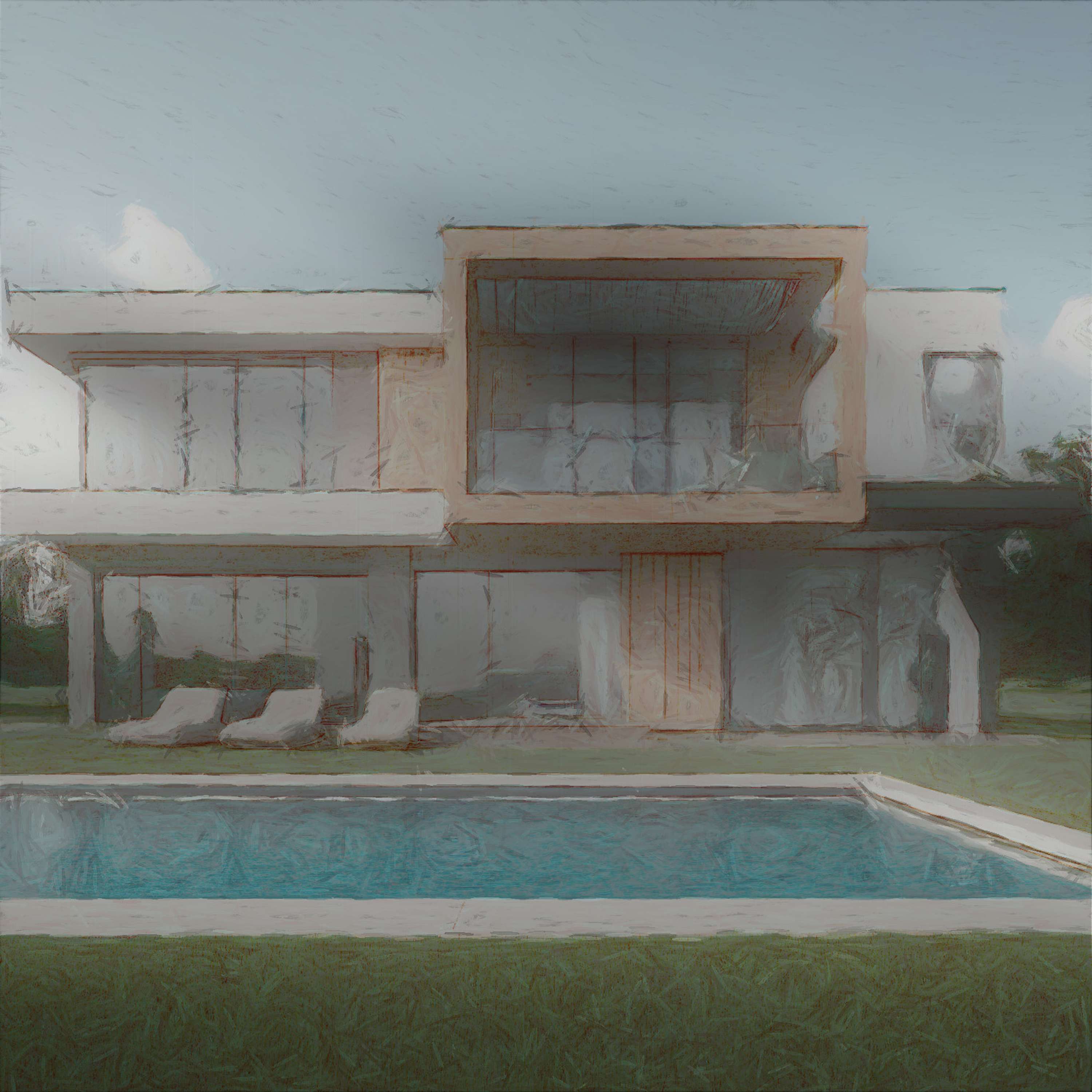 Architectural sketches - Models - Bozelos Panagiotis by Panagiotis Bozelos