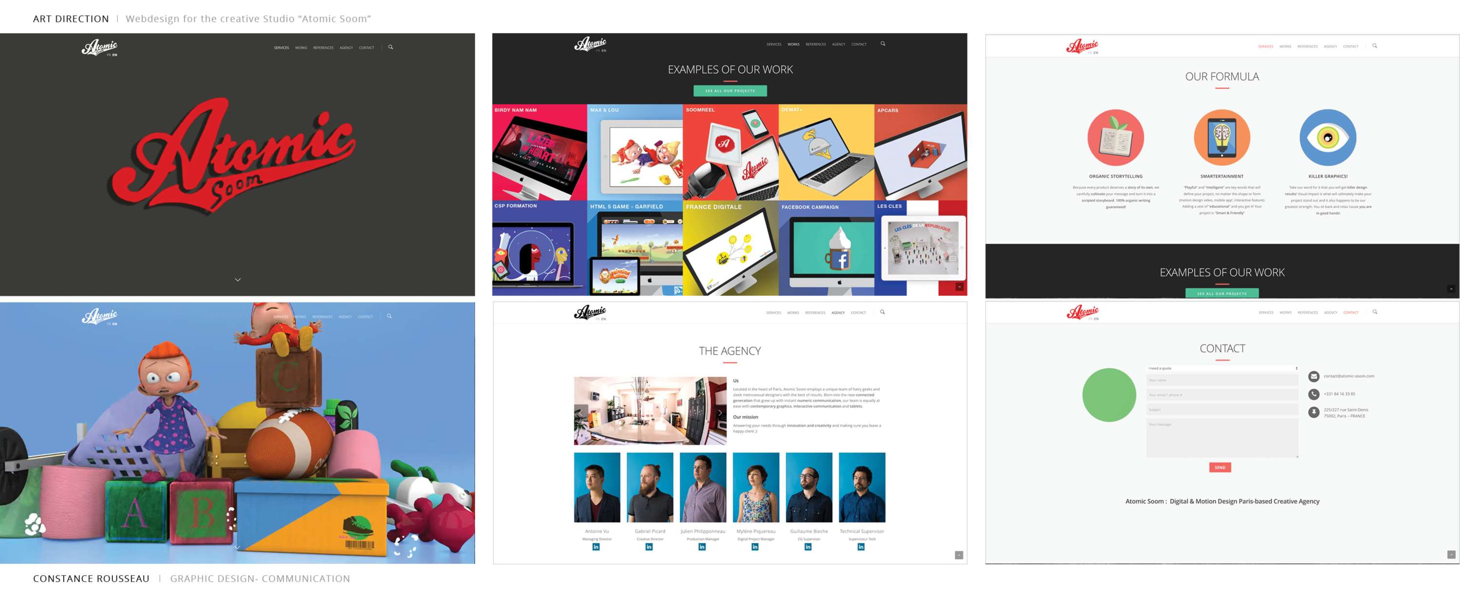 UI / UX Digital Design by Constance Rousseau