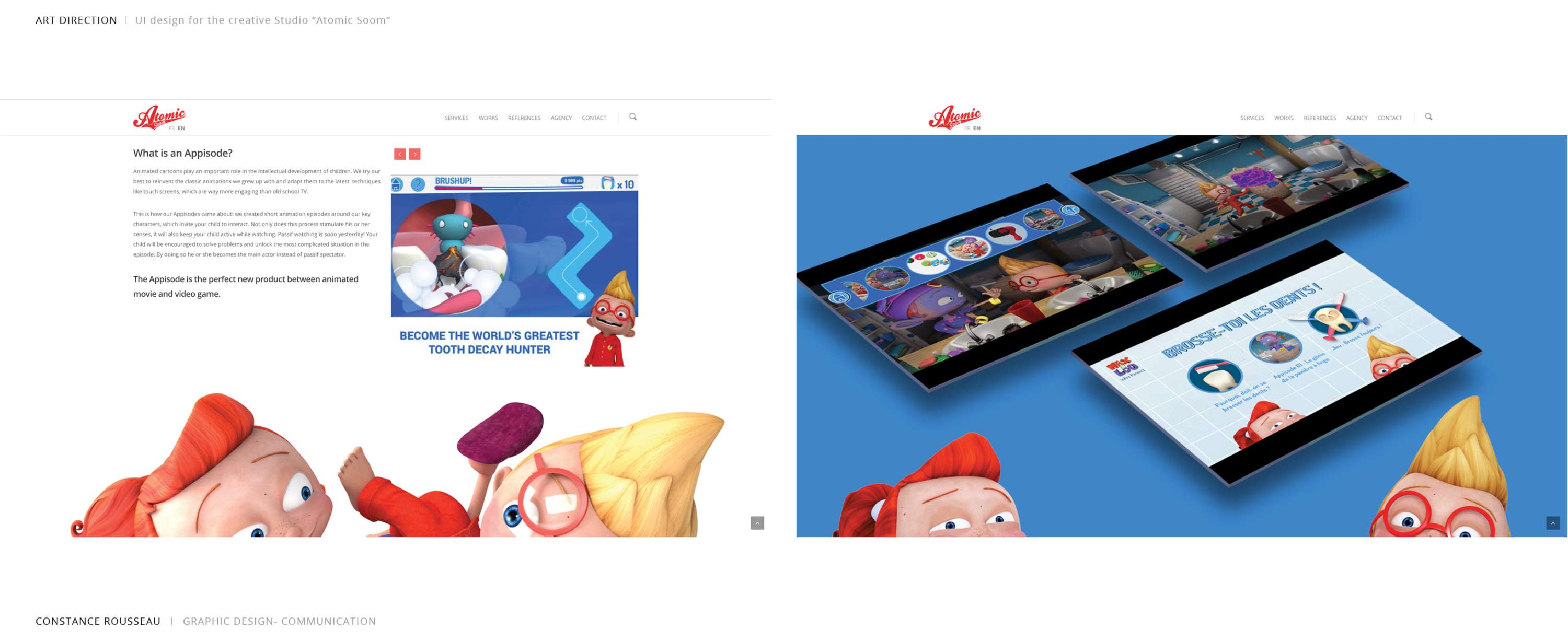 UI / UX Digital Design by Constance Rousseau