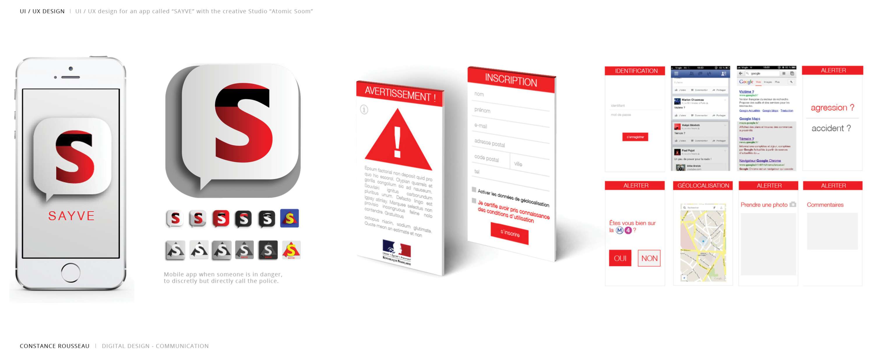 UI / UX Digital Design by Constance Rousseau