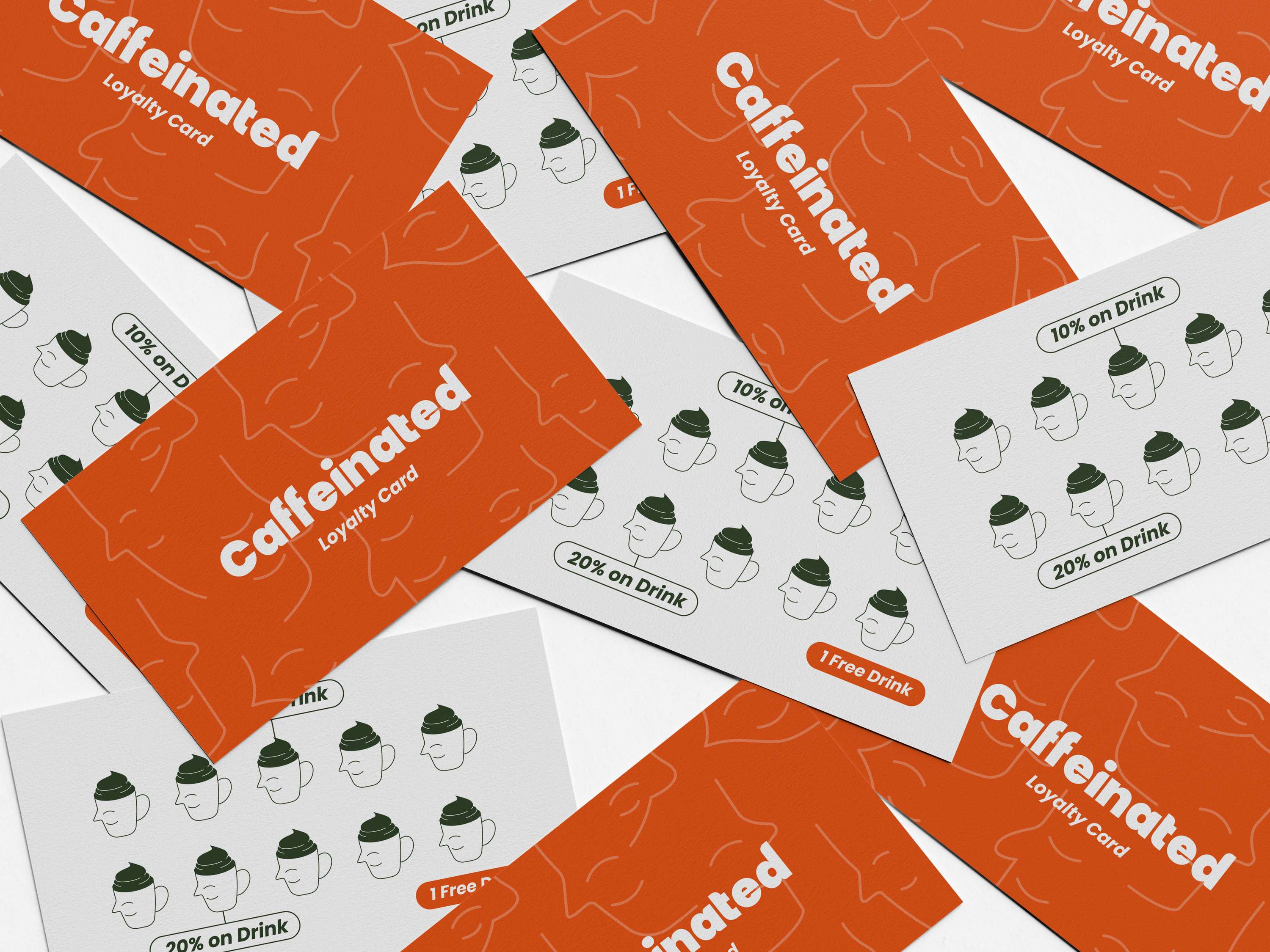 Caffeinated Cafe Branding by Yazan Dabbas