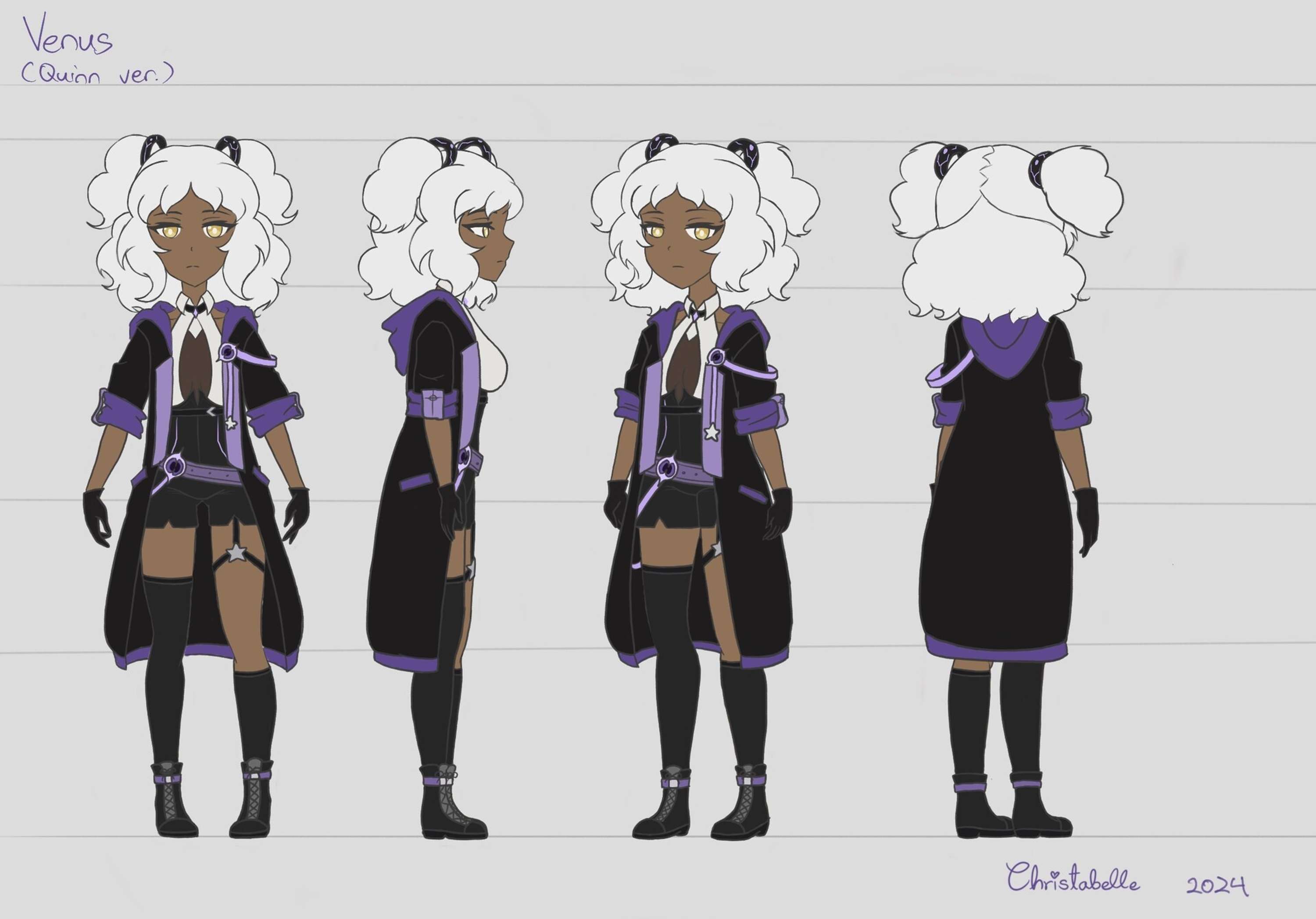 Children of Aether Character Concept Sheets by Christabel Elulade