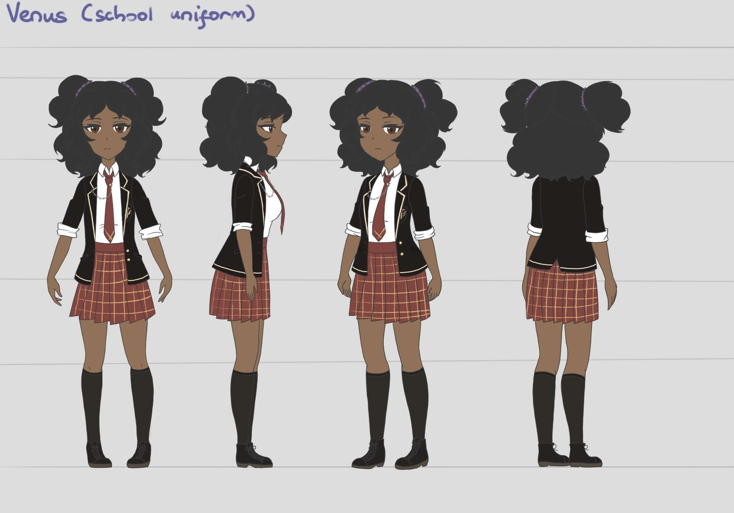 Children of Aether Character Concept Sheets by Christabel Elulade