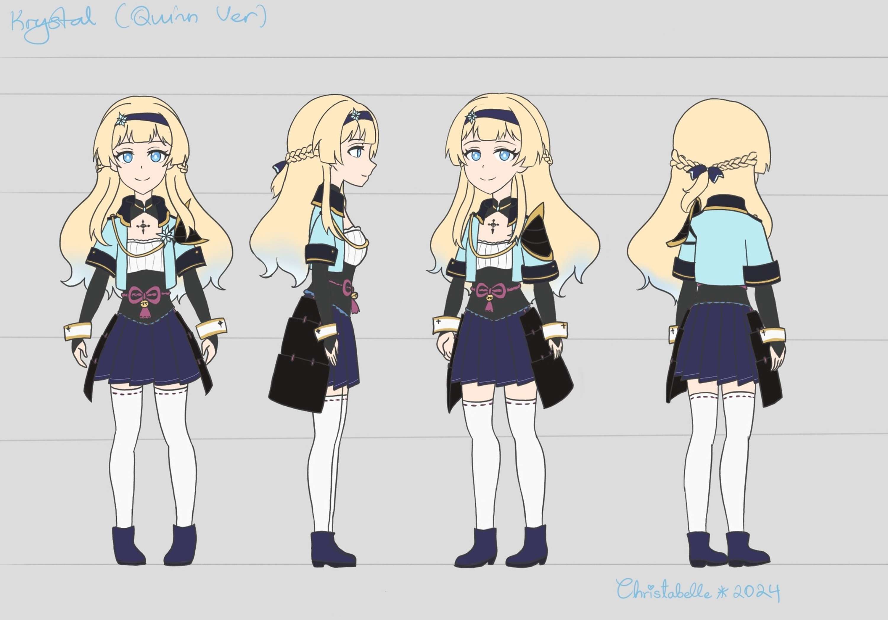 Children of Aether Character Concept Sheets by Christabel Elulade