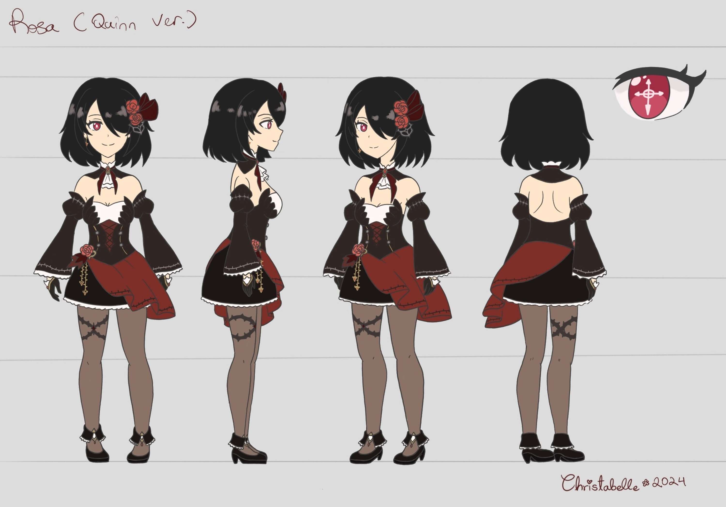 Children of Aether Character Concept Sheets by Christabel Elulade