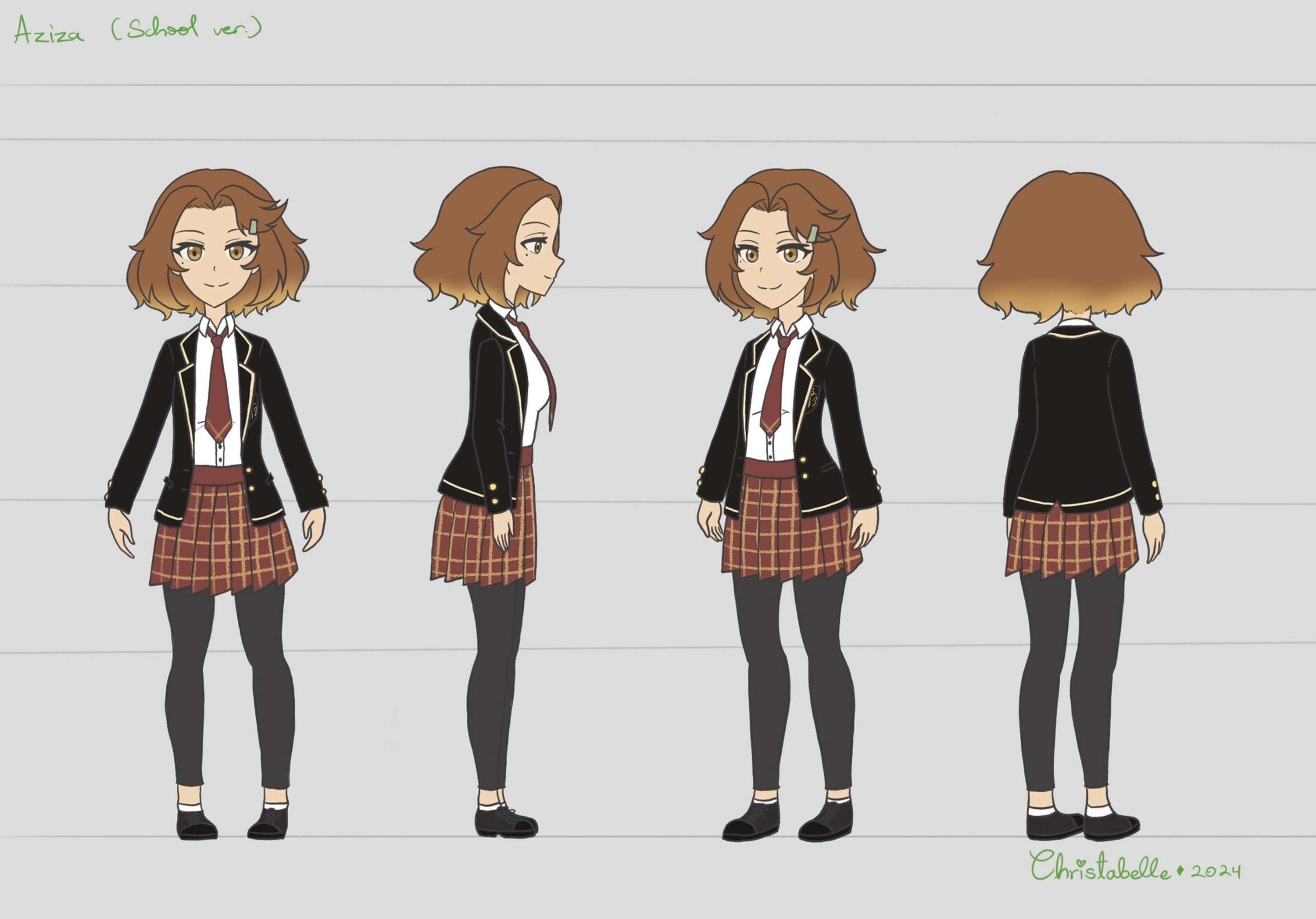 Children of Aether Character Concept Sheets by Christabel Elulade