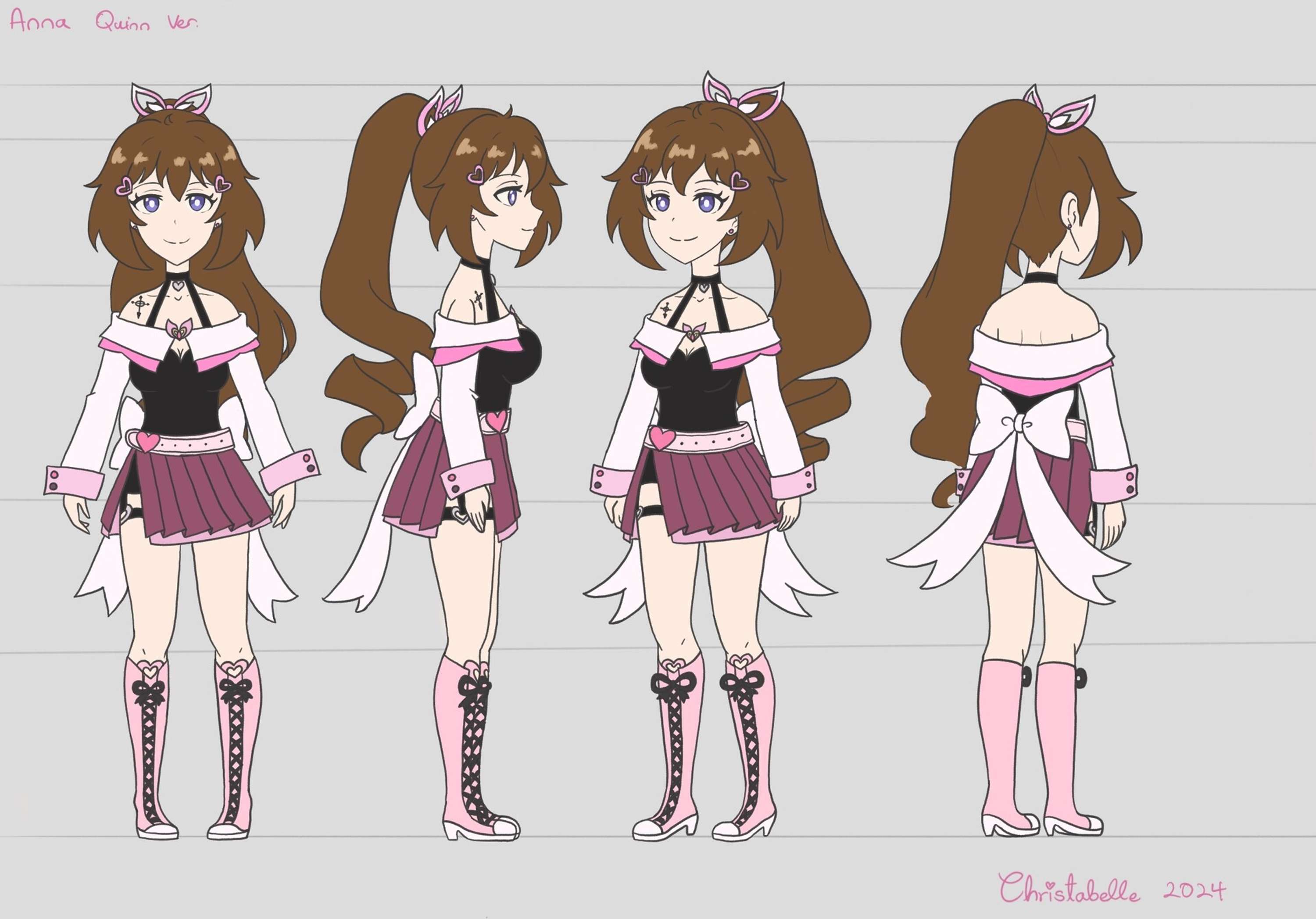 Children of Aether Character Concept Sheets by Christabel Elulade