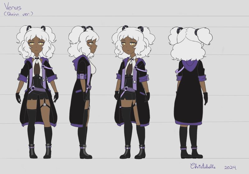 Children of Aether Character Concept Sheets by Christabel Elulade