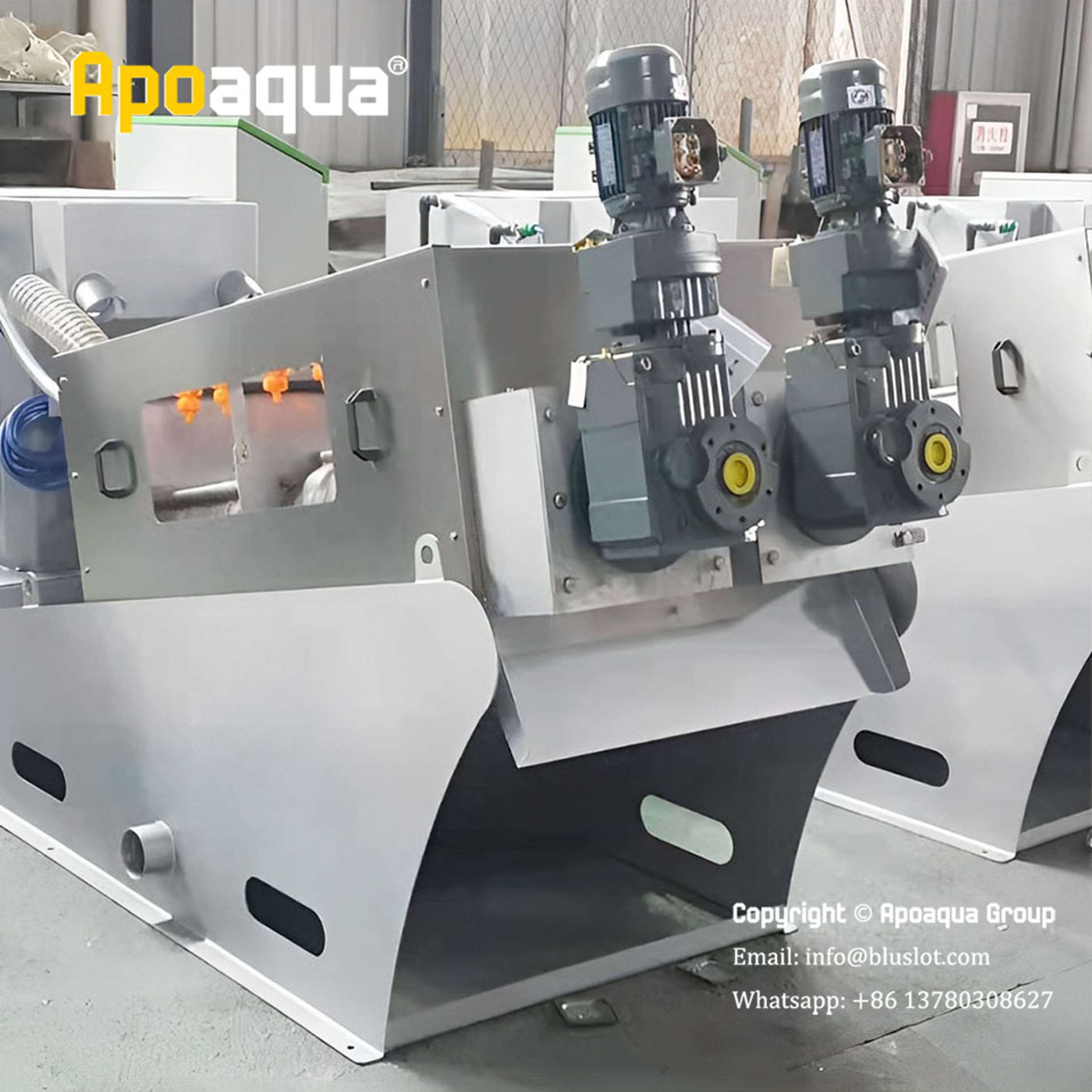 Landfill Leachate Sludge Dewatering Machine by Apoaqua Group