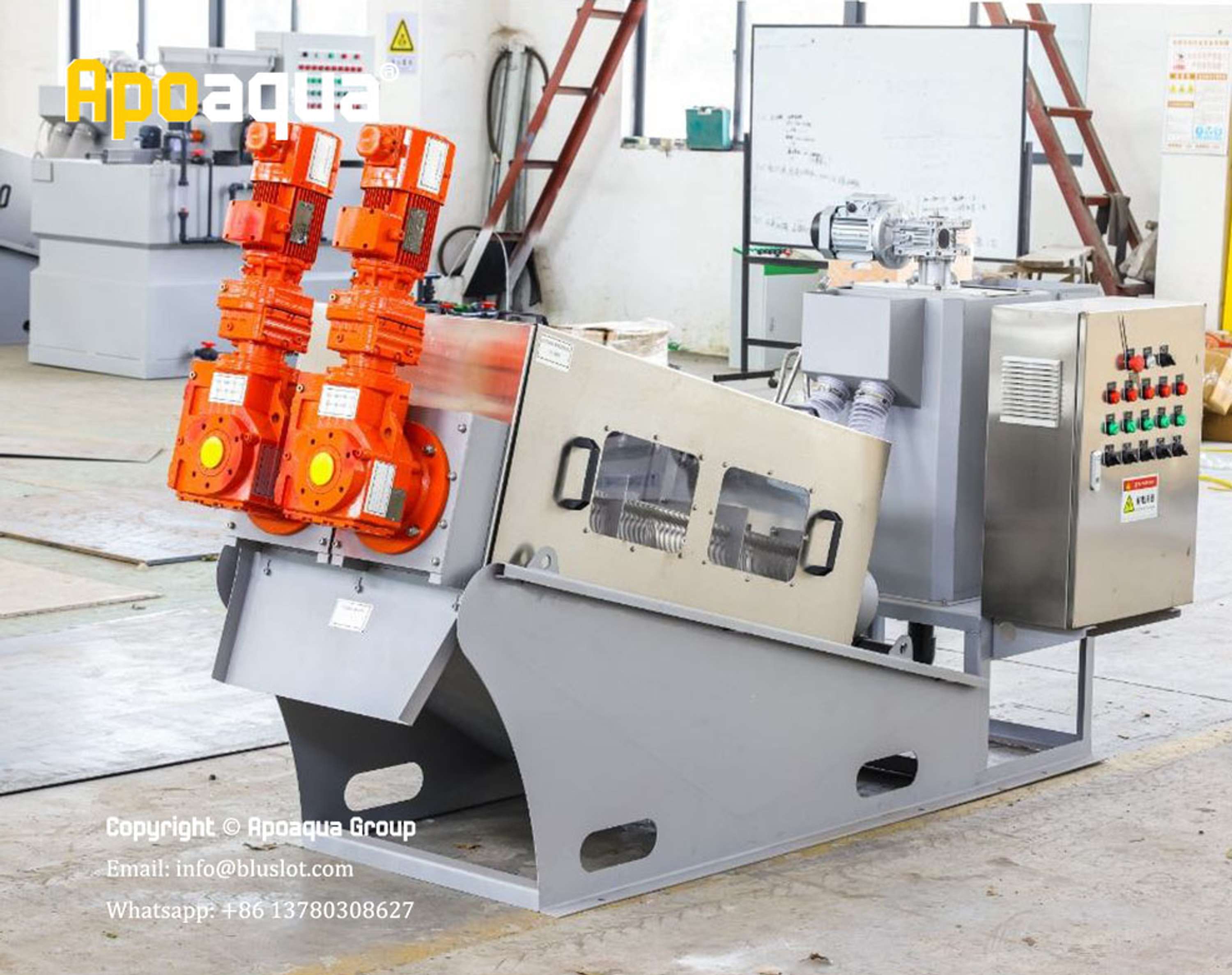 Landfill Leachate Sludge Dewatering Machine by Apoaqua Group
