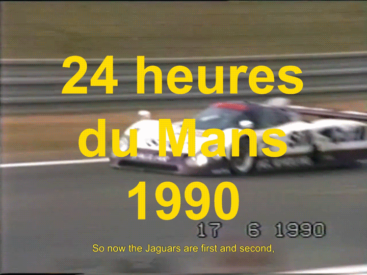 I found a tape; Le Mans 1990 by James Worsley