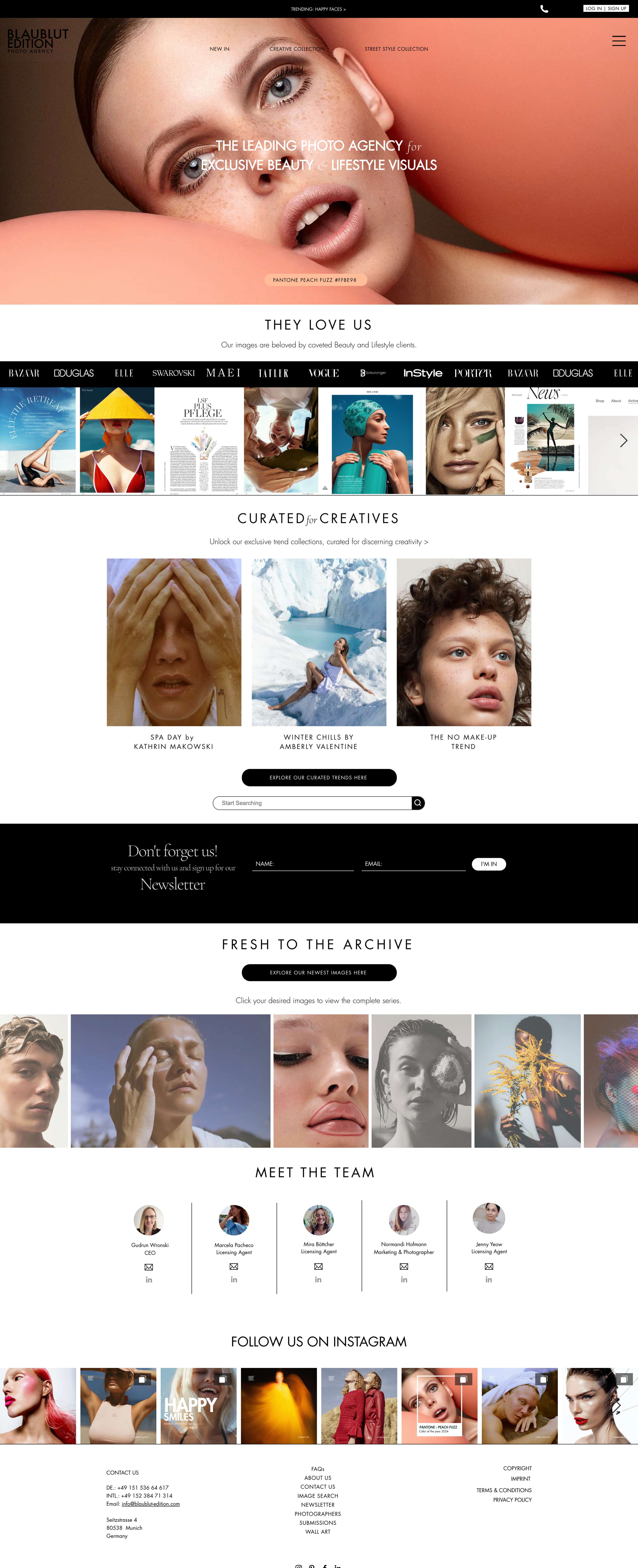 Relaunch of the new BLAUBLUT EDITION website. by Normandi Hofmann