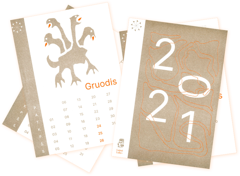 Calendar by Laime Lukosiunaite