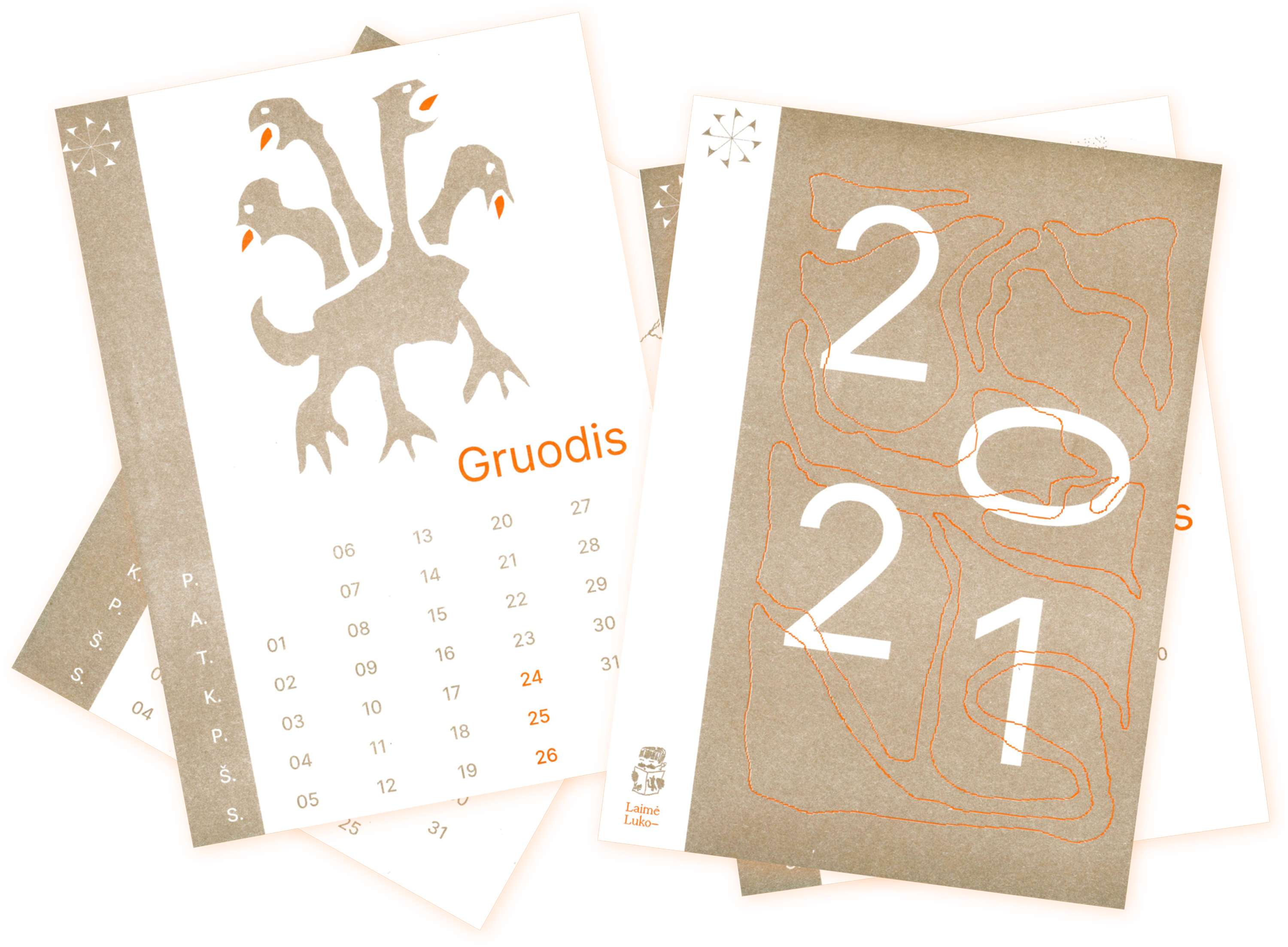 Calendar by Laime Lukosiunaite