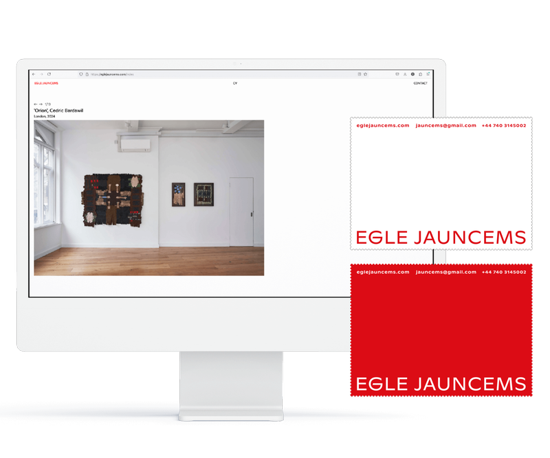 Eglė Jauncems Website by Laime Lukosiunaite