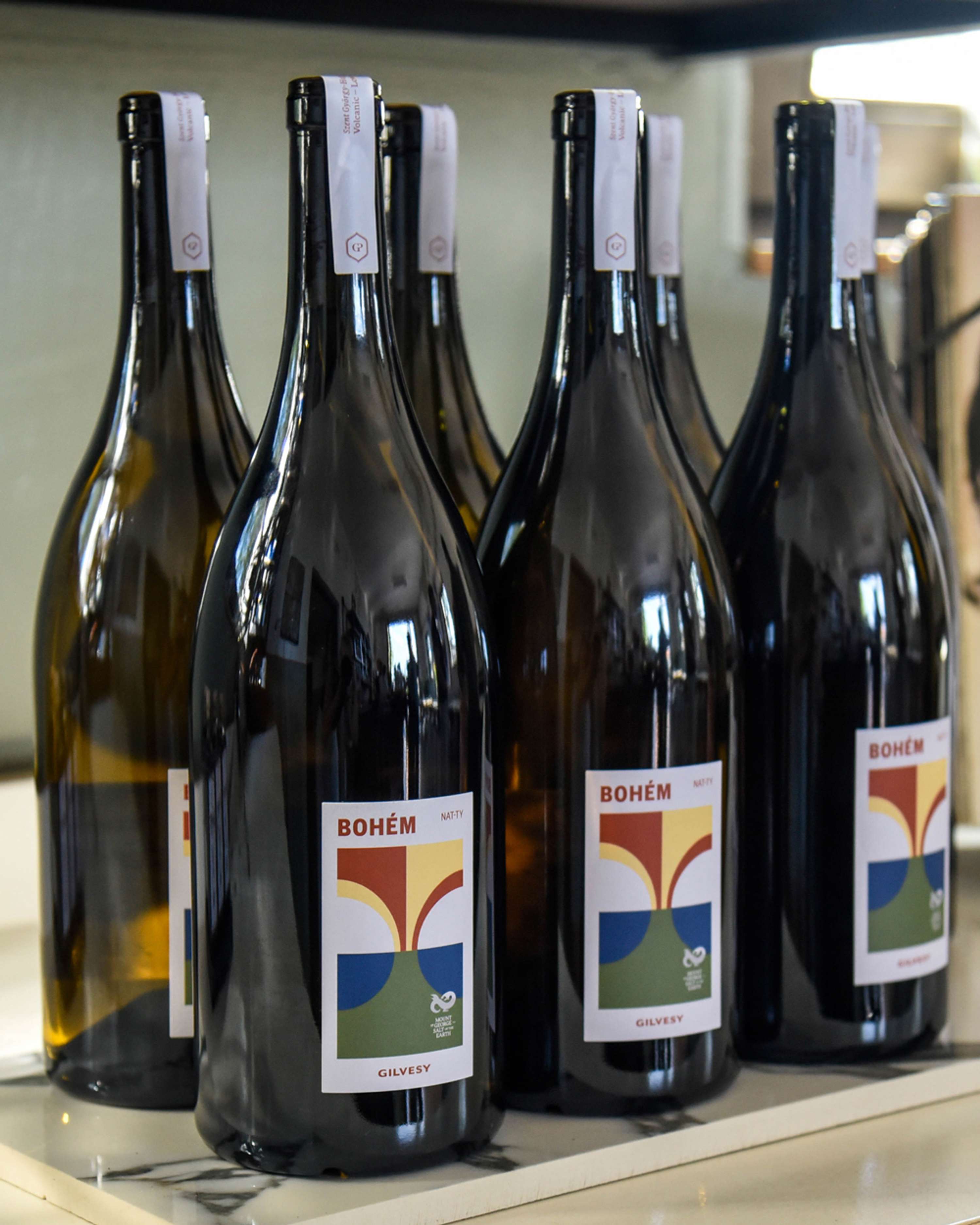 Bohém - Wine Label Design by Ilka Gilvesy