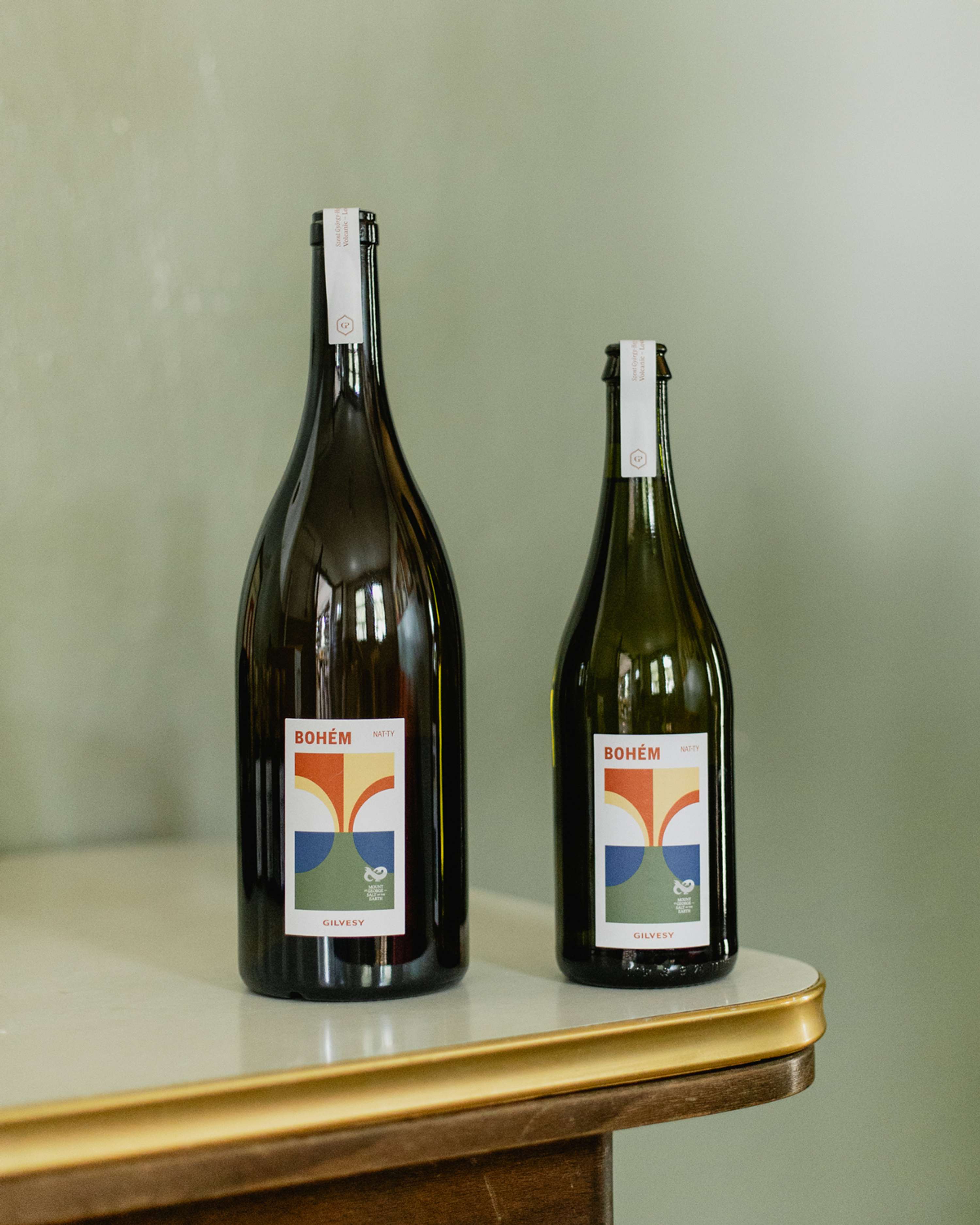 Bohém - Wine Label Design by Ilka Gilvesy