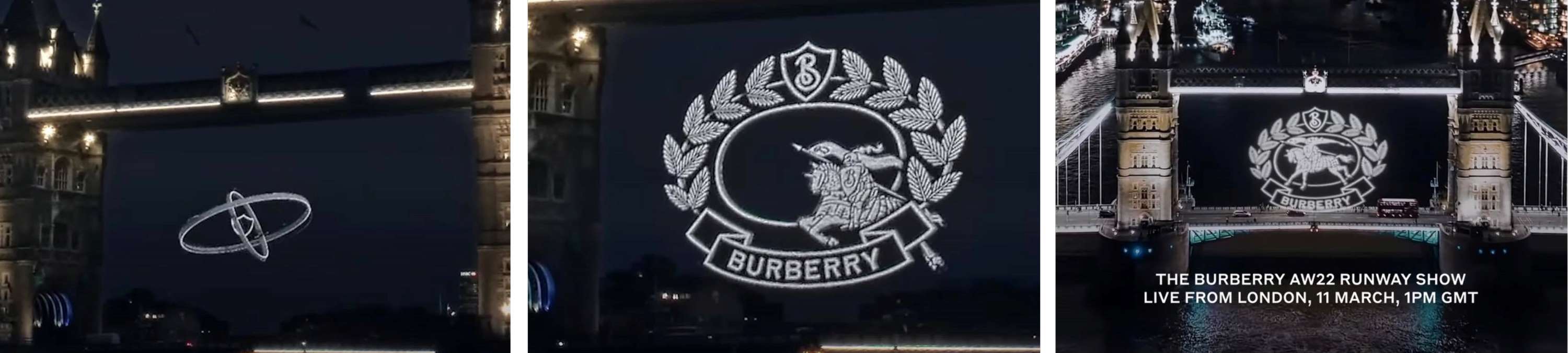 BURBERRY LFW | TOWER BRIDGE HOLOGRAM 2022 by Georgina Raye