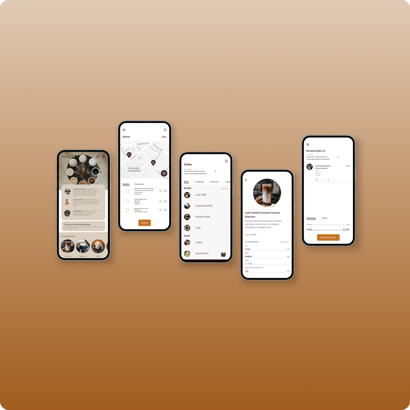 Coffe app by Andra Clara Cristea