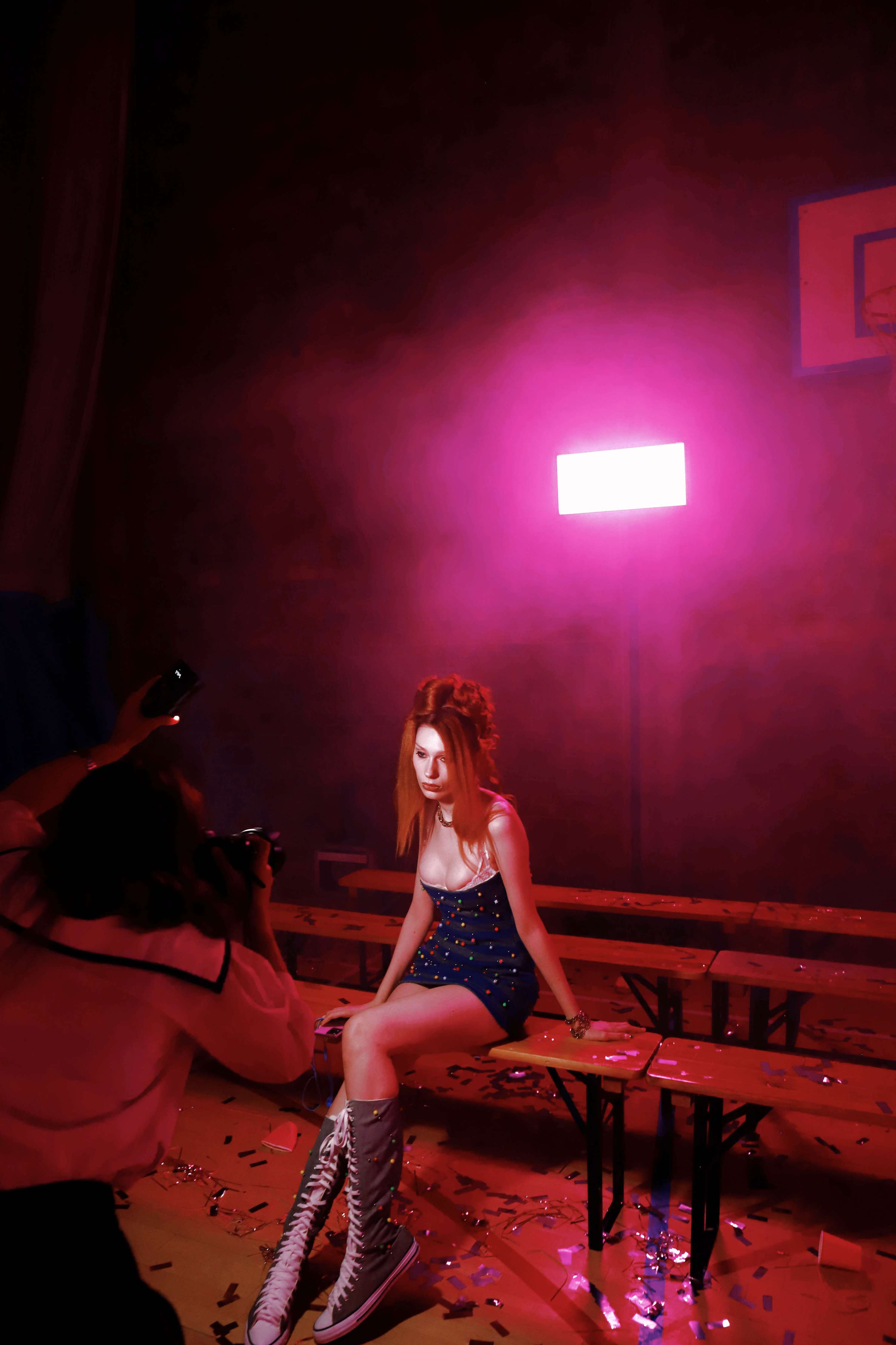 bts for Sinead Gorey SS25 by Lauren A-Brown
