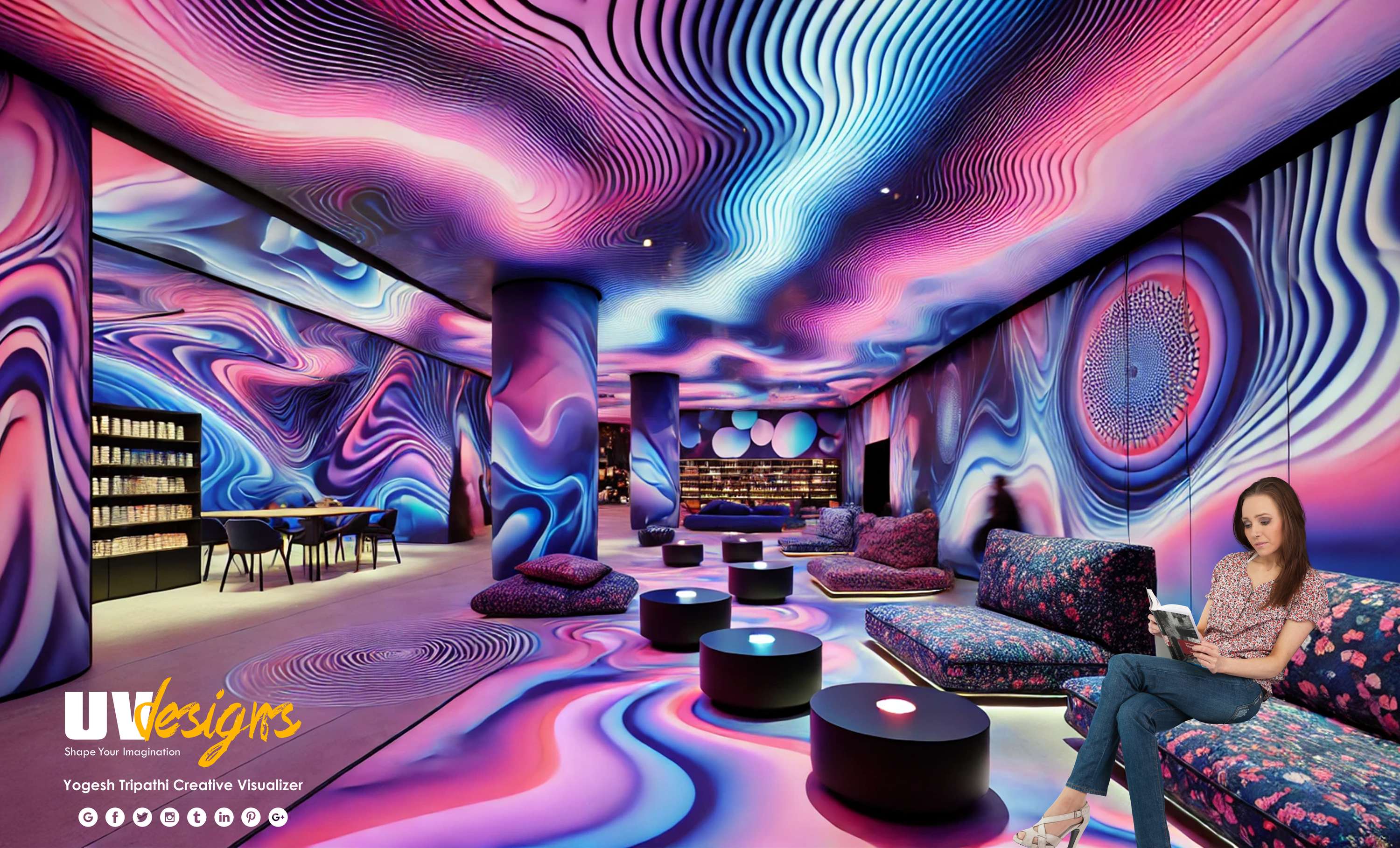 Imagine elevating retail spaces with psychedelic design by Yogesh Tripathi