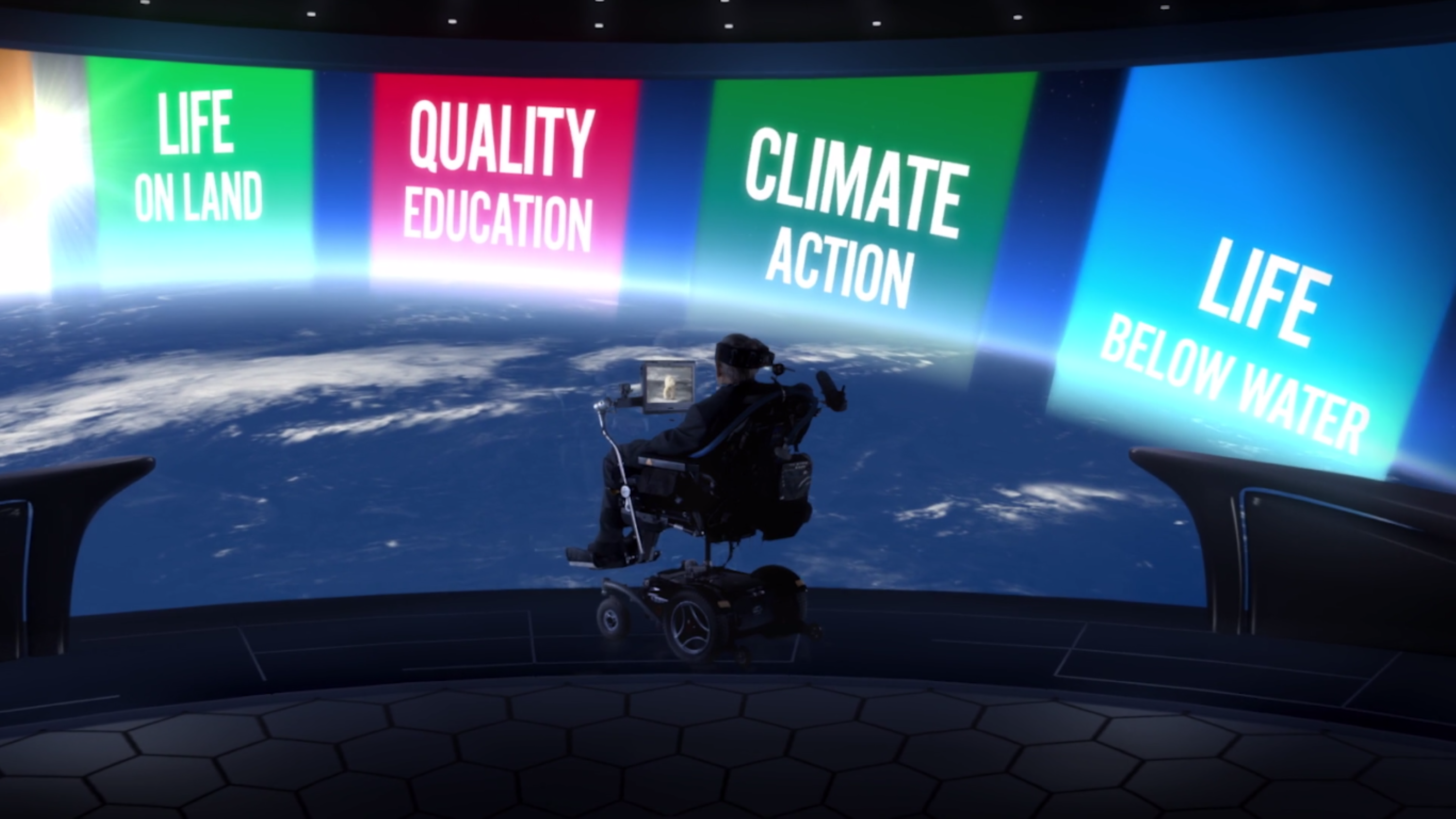 A Message from Professor Stephen Hawking: Global Goals by Don't Panic LDN