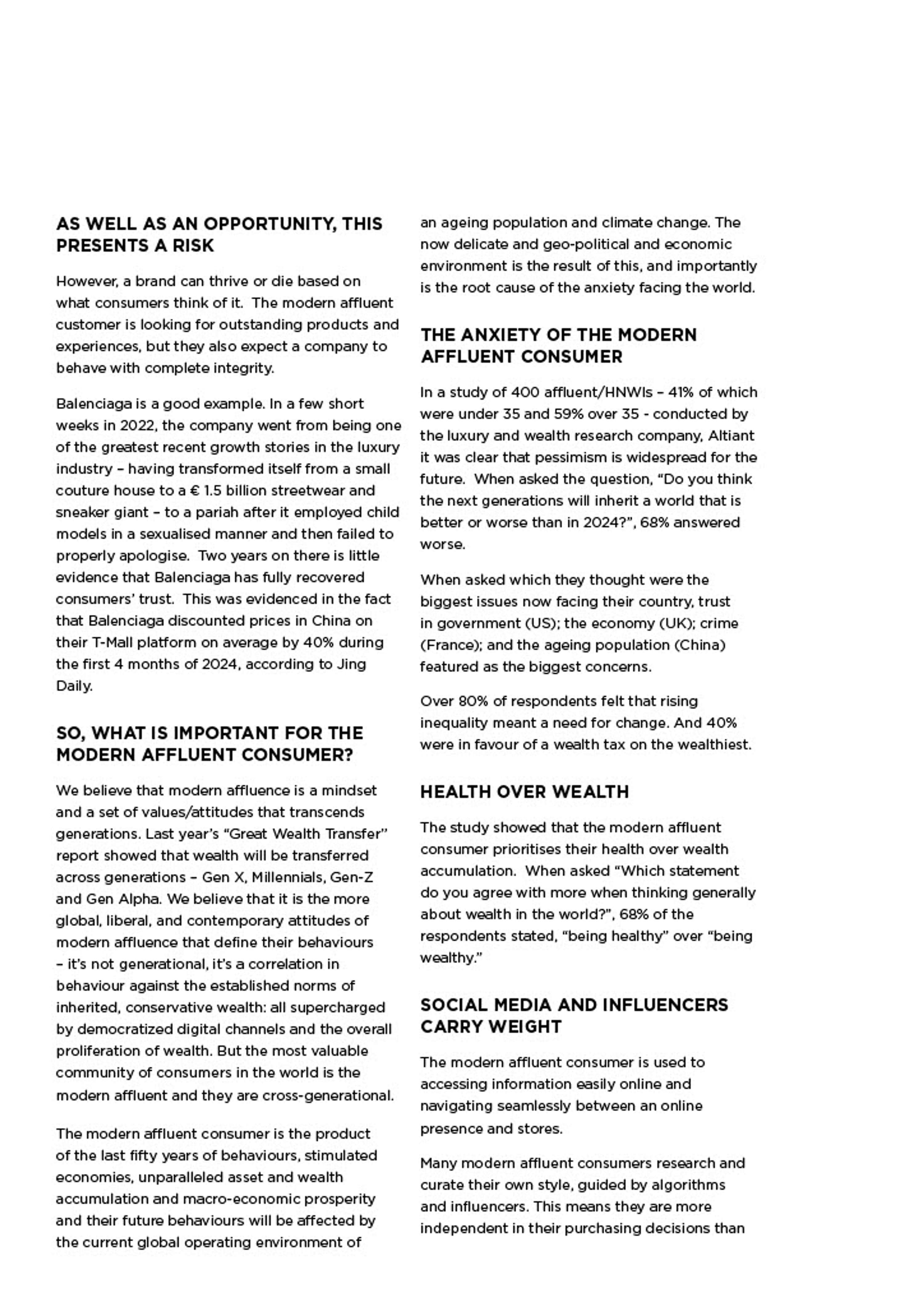 Modern Affluence Summit Pre-Event Paper - Reimagining Affluence by Adoreum Club