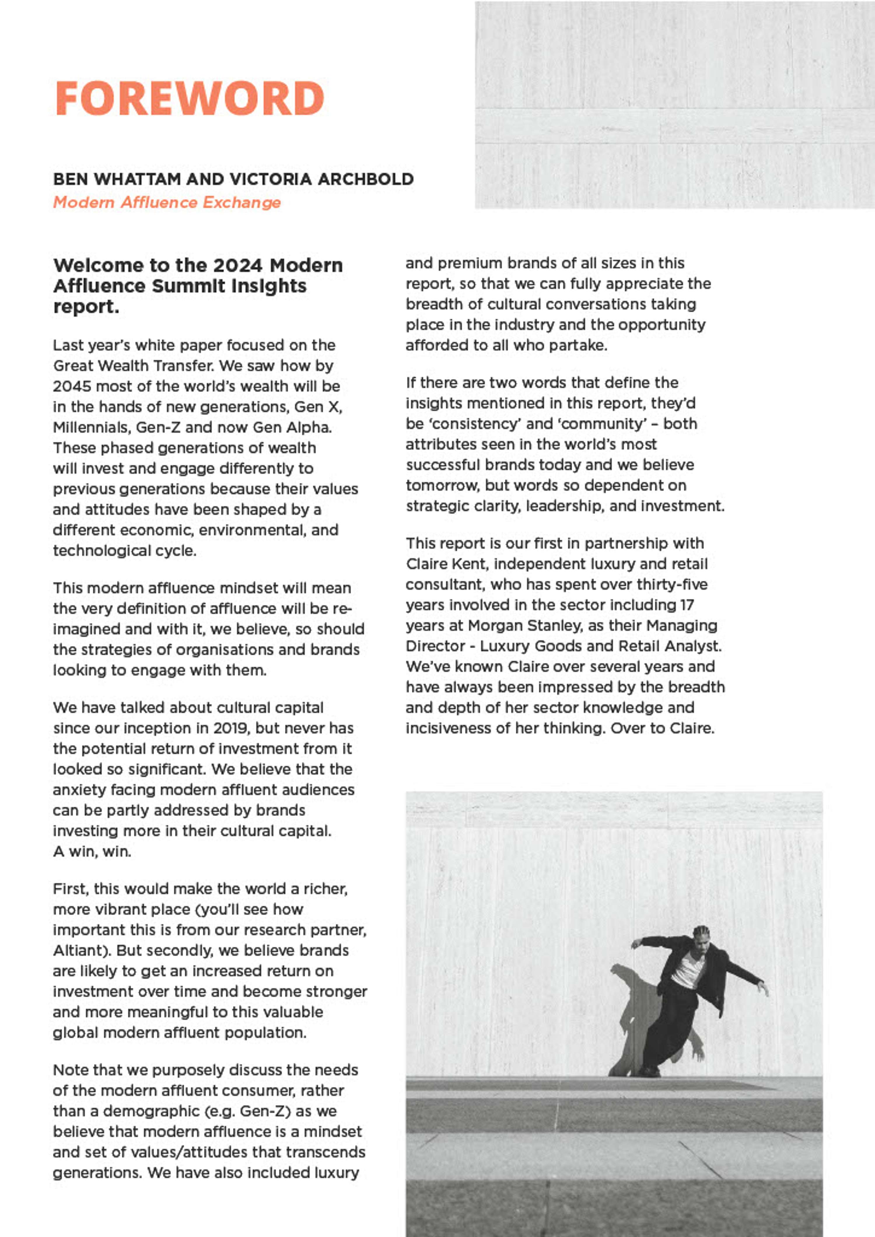 Modern Affluence Summit Pre-Event Paper - Reimagining Affluence by Adoreum Club