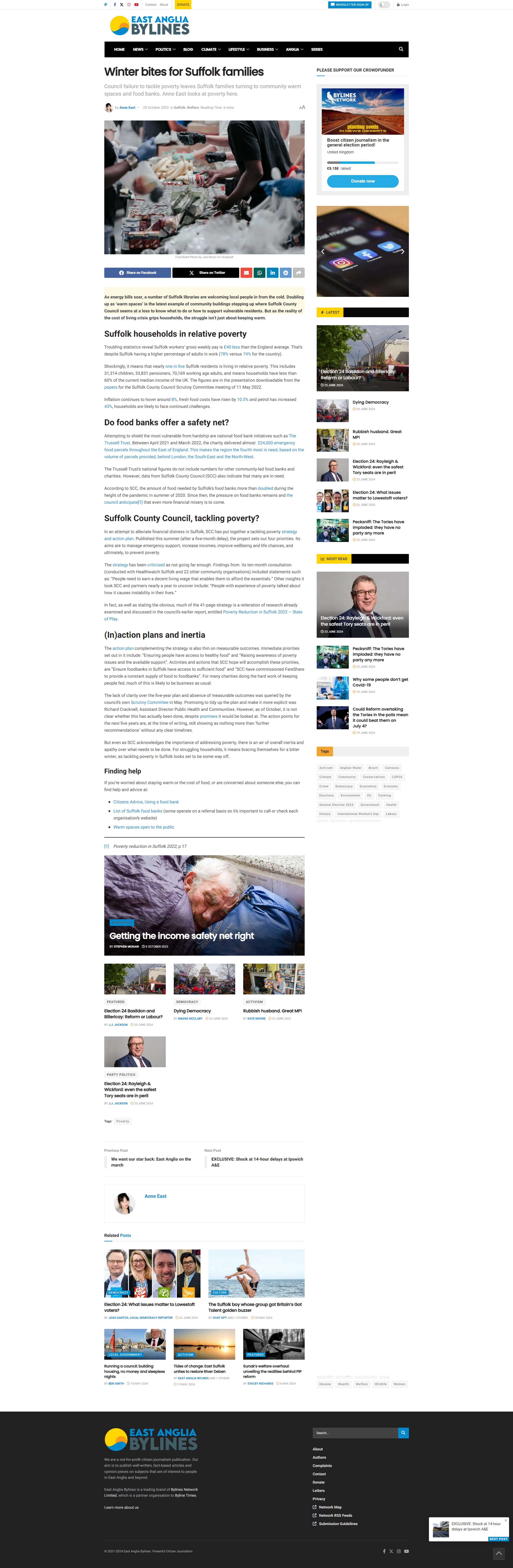 Blogs and articles by Anne East