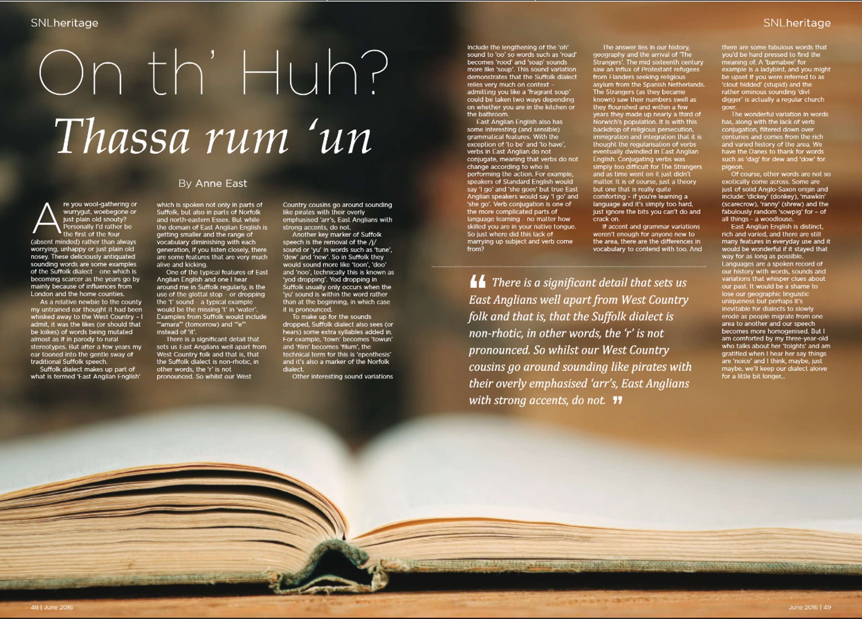 Blogs and articles by Anne East