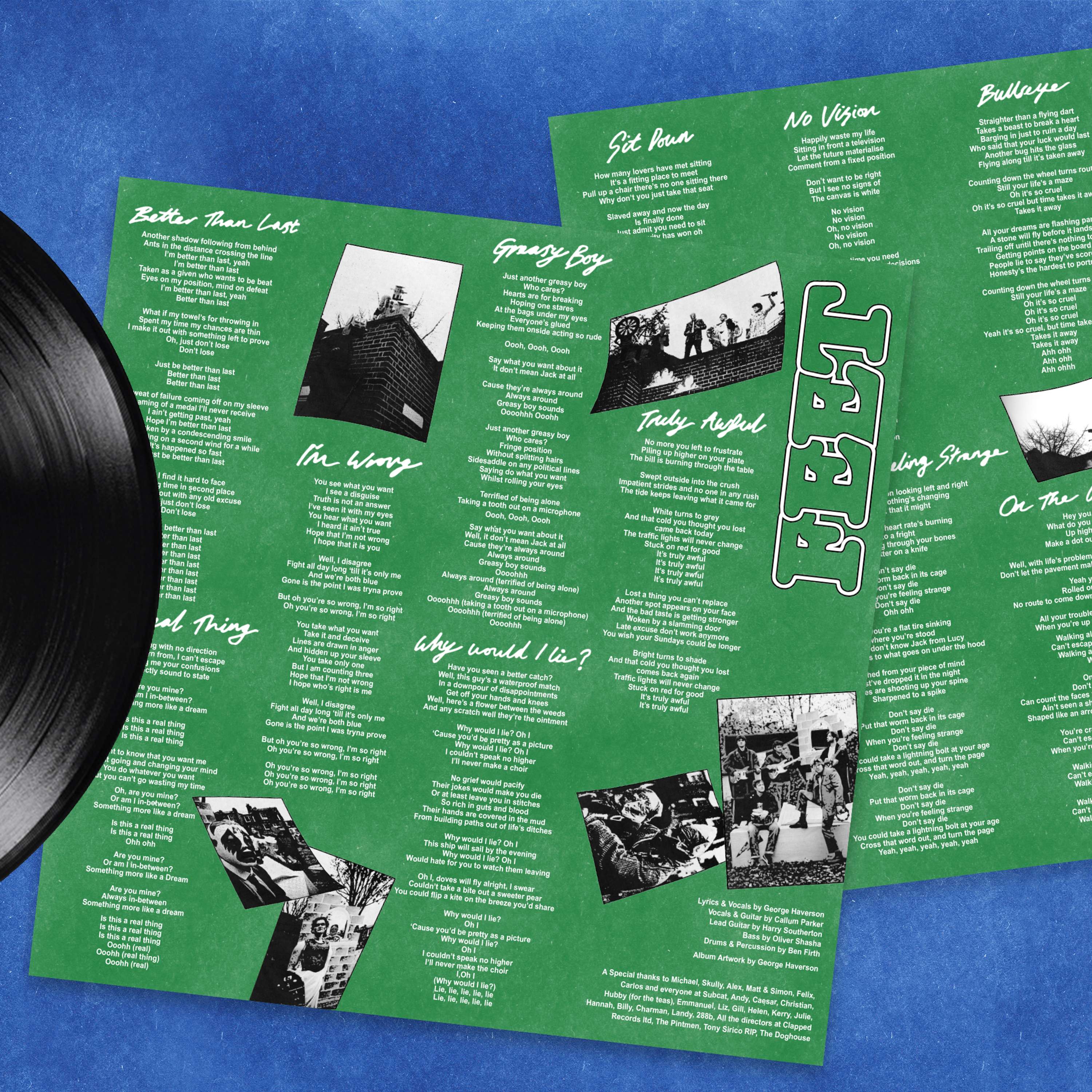'Make It Up' Album Artwork development by George Haverson