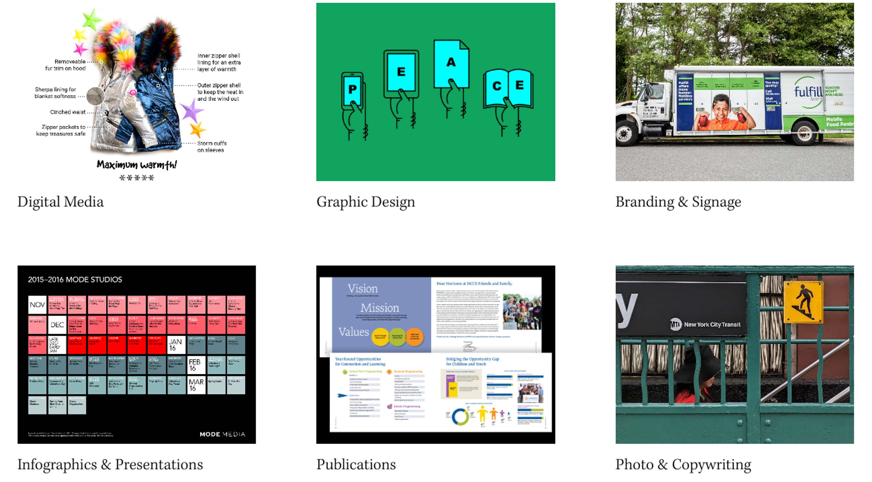 Portfolio by Nina Weiss