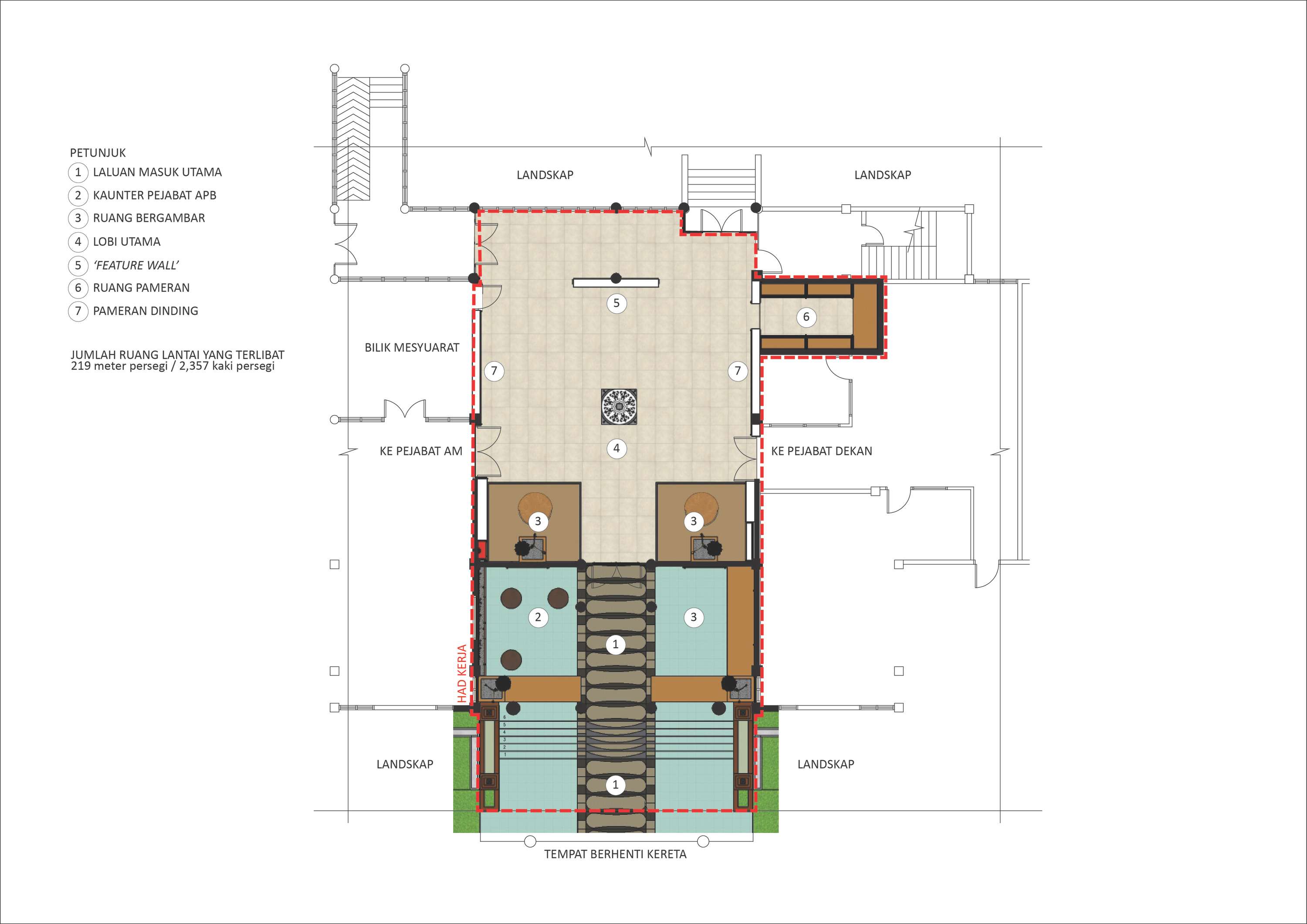 ID WORKS - Proposal ID Works for Main Lobby of UiTM Language Department by Lutfi Ibrahim
