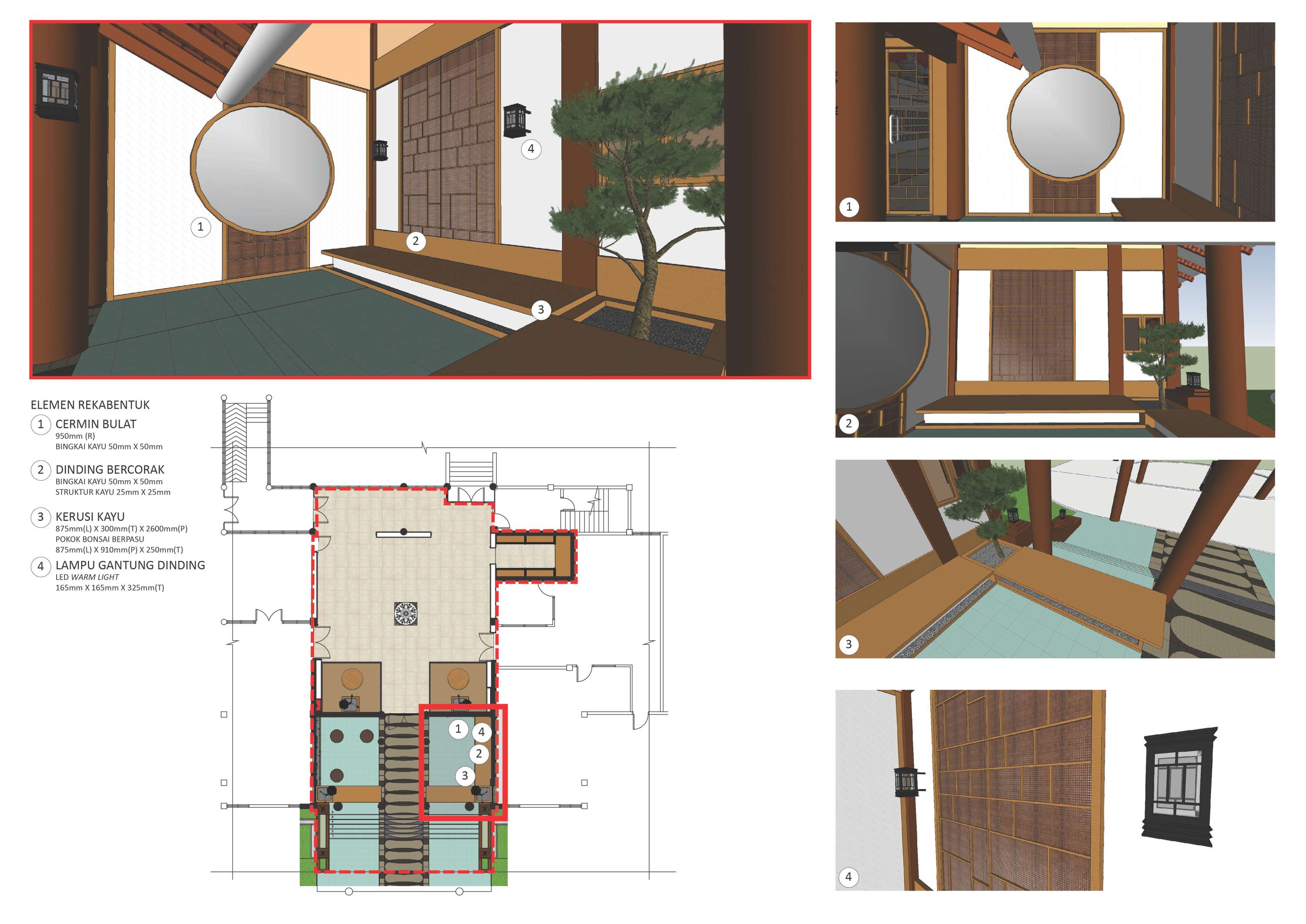 ID WORKS - Proposal ID Works for Main Lobby of UiTM Language Department by Lutfi Ibrahim