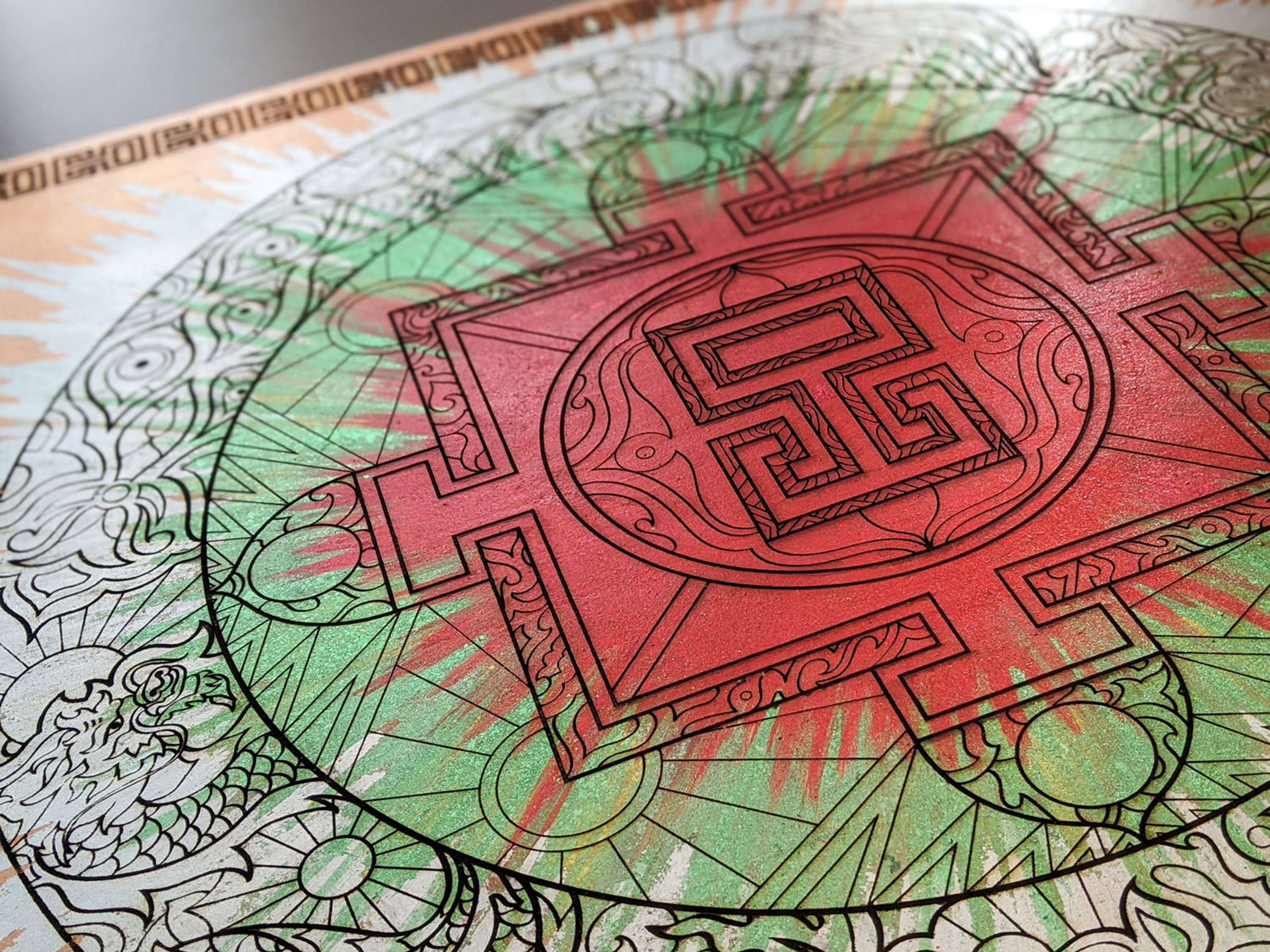 'The Guided Journey' Mandala Collection by - Eccentric O -